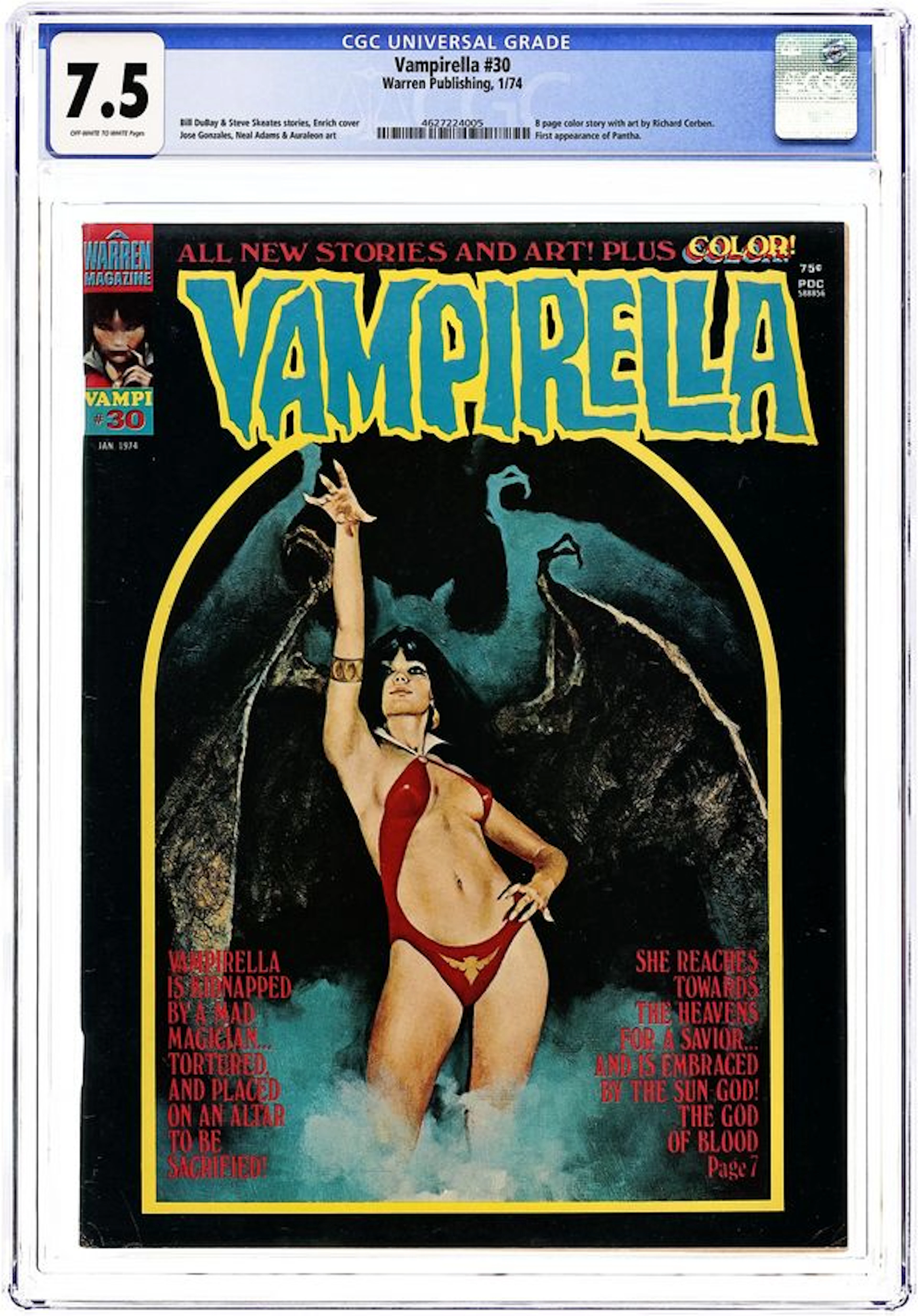 Vampirella (1969 Warren) 30 CGC 7.5