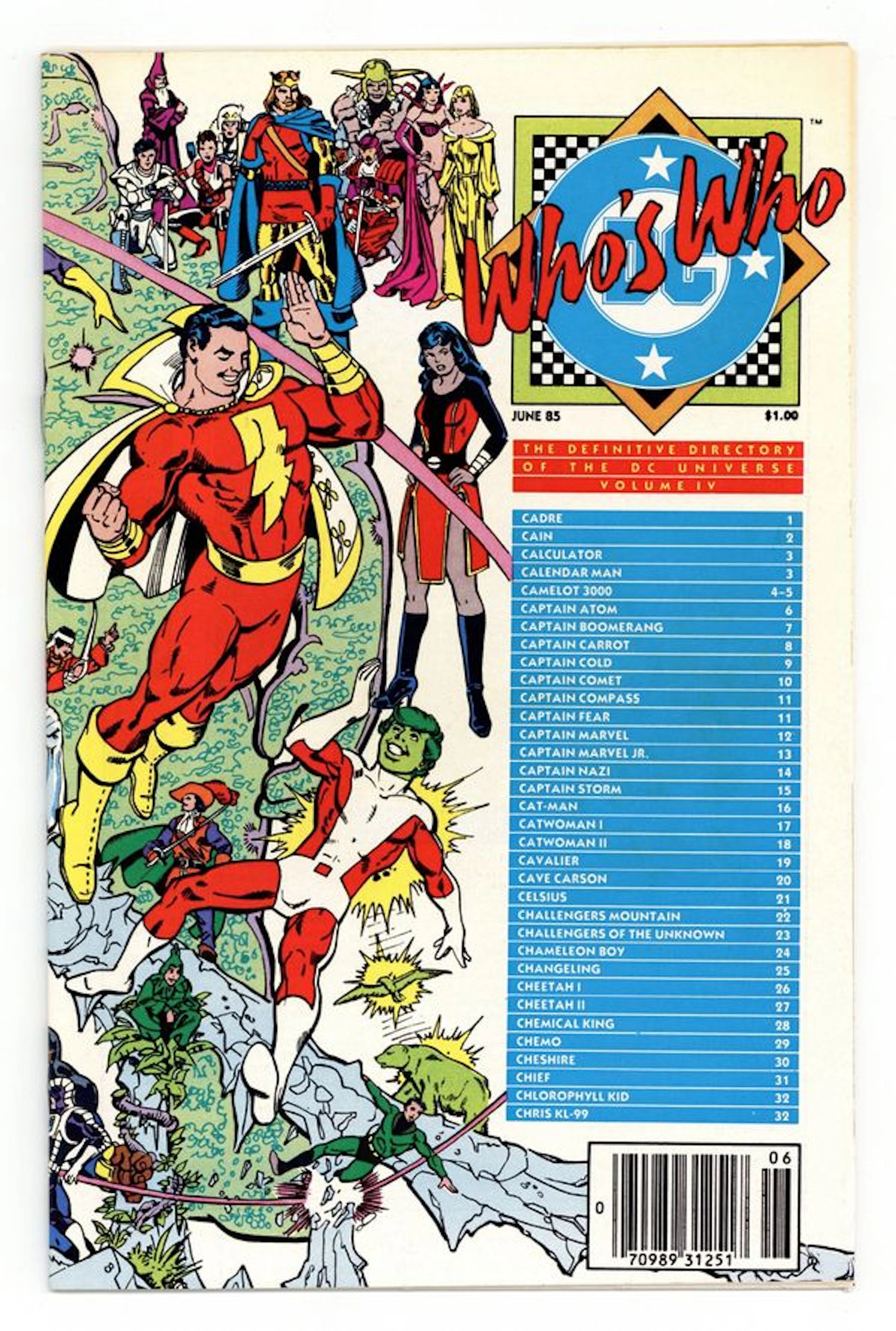 Who's Who The Definitive Directory of the DC Universe (1985) 4 VG/FN 5.0