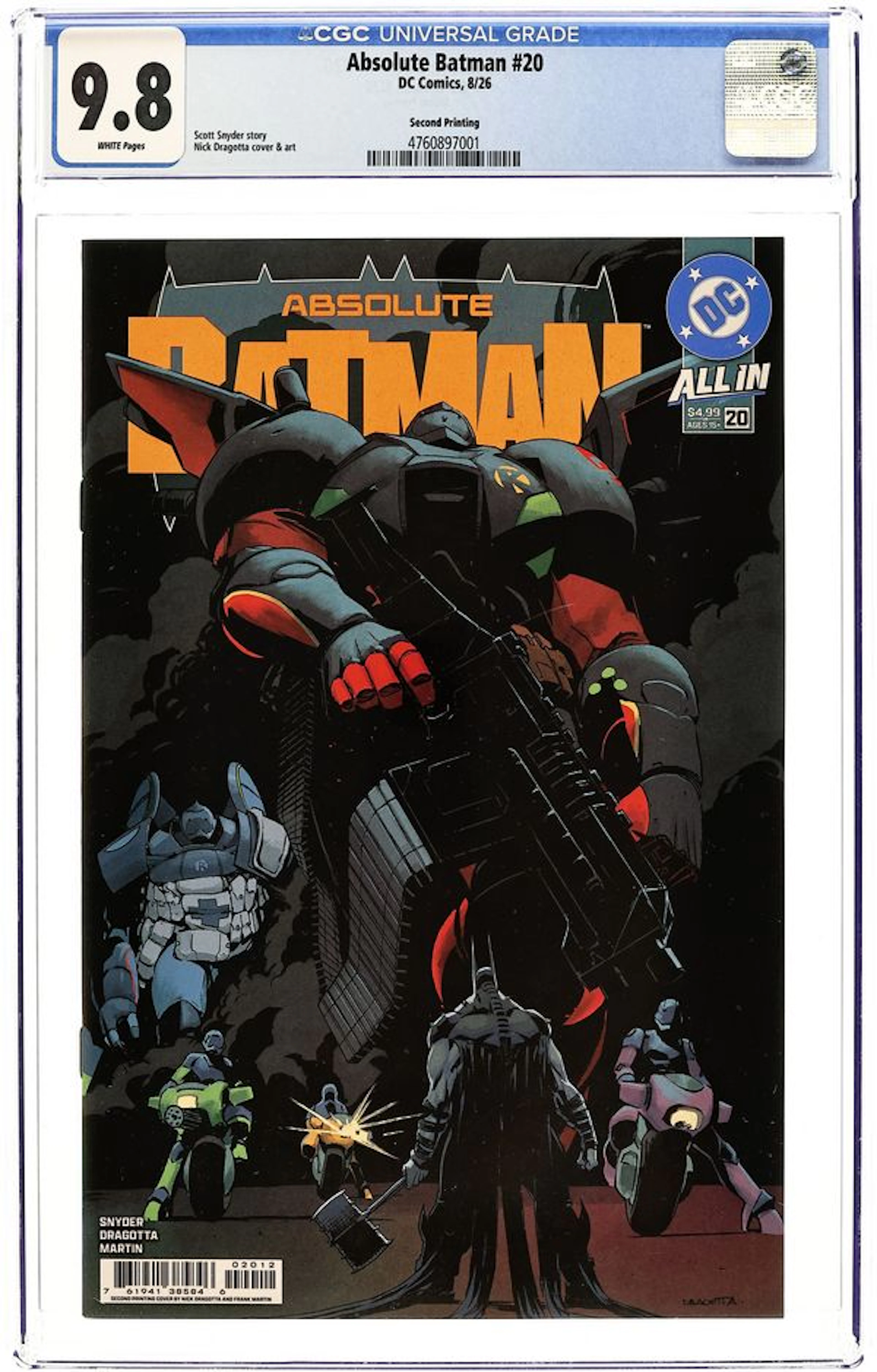 Absolute Batman (2024 DC) 20J CGC 9.8