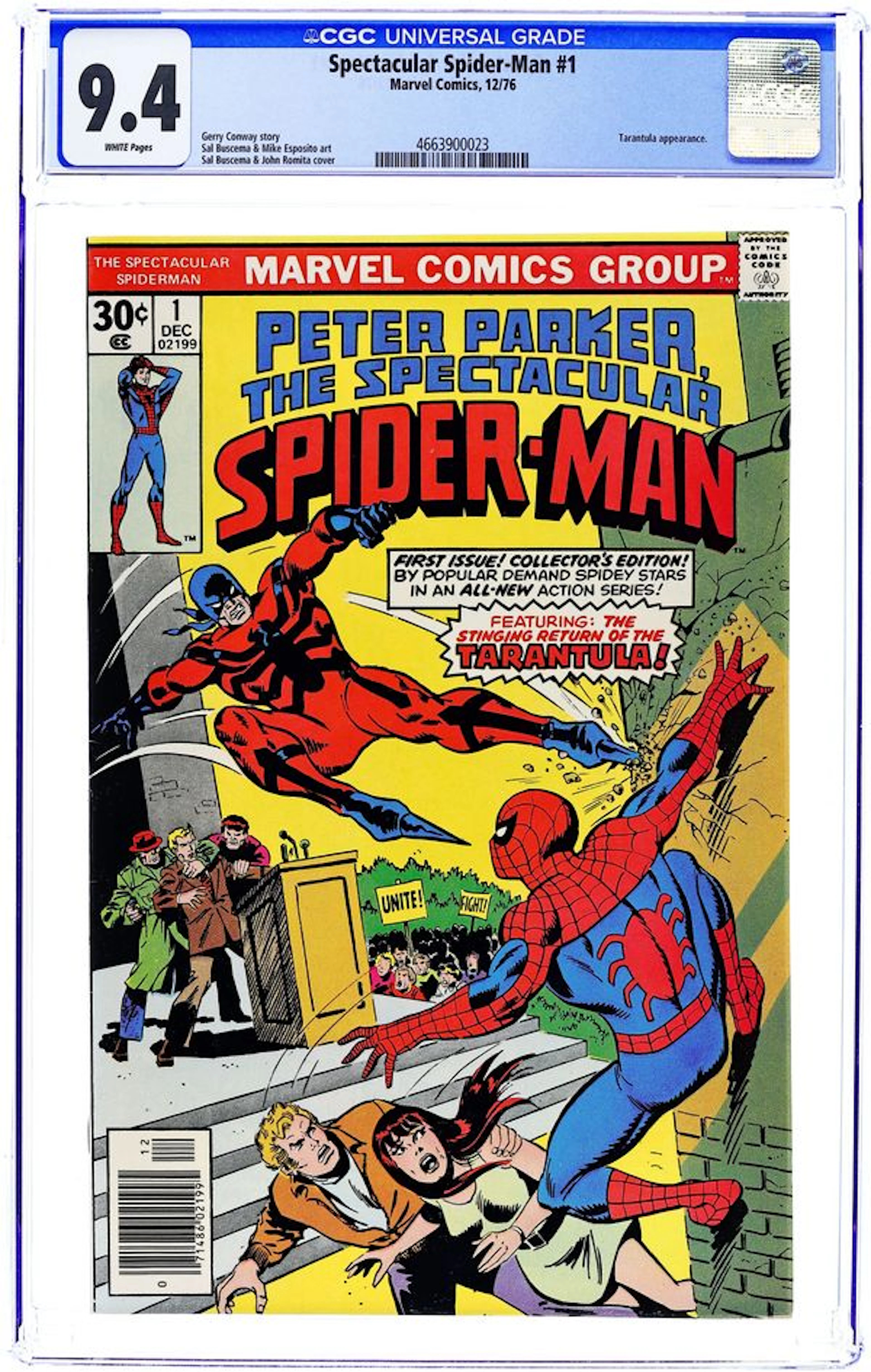 Spectacular Spider-Man (1976 1st Series) 1 CGC 9.4