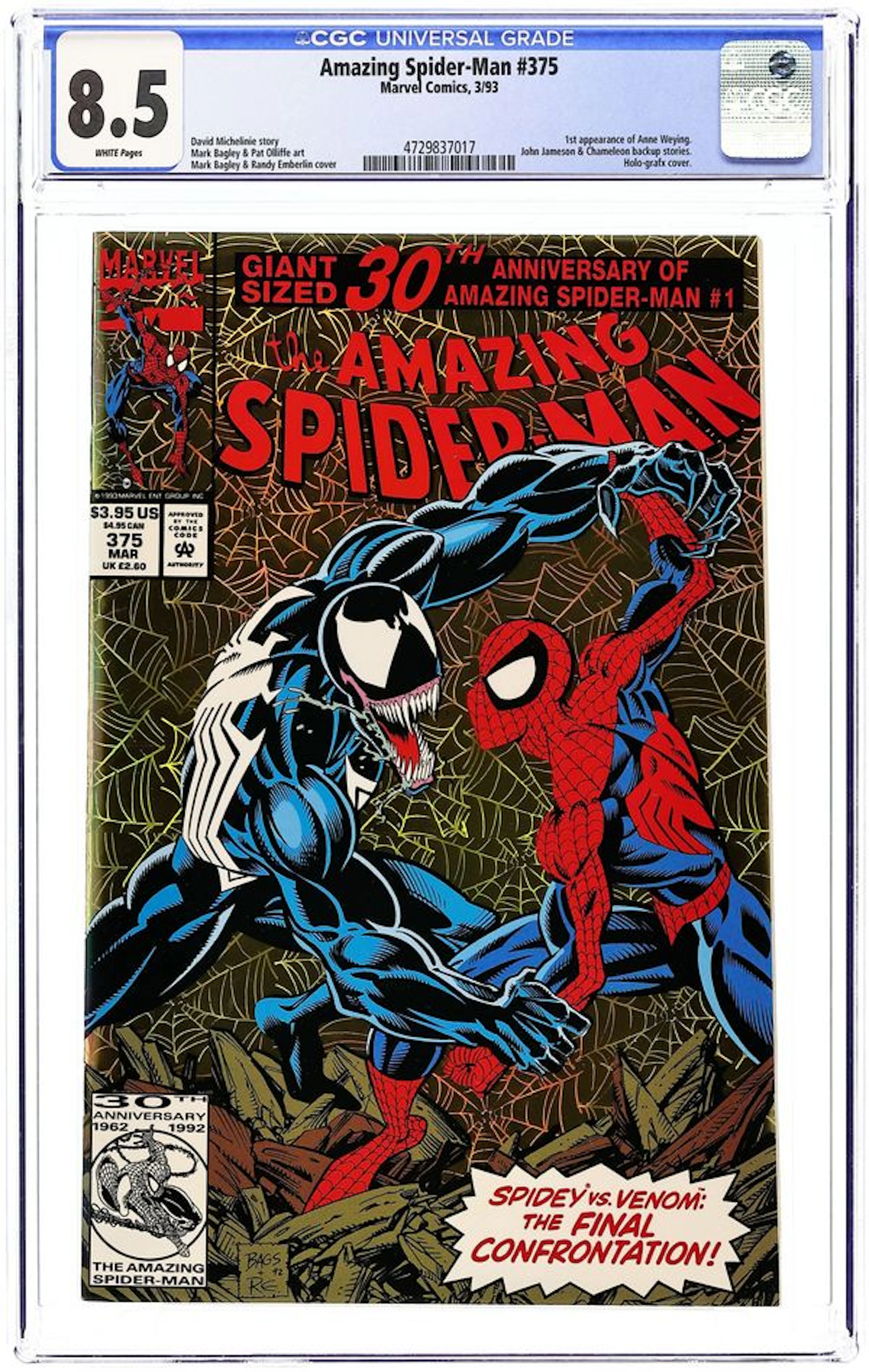 Amazing Spider-Man (1963 1st Series) 375 CGC 8.5