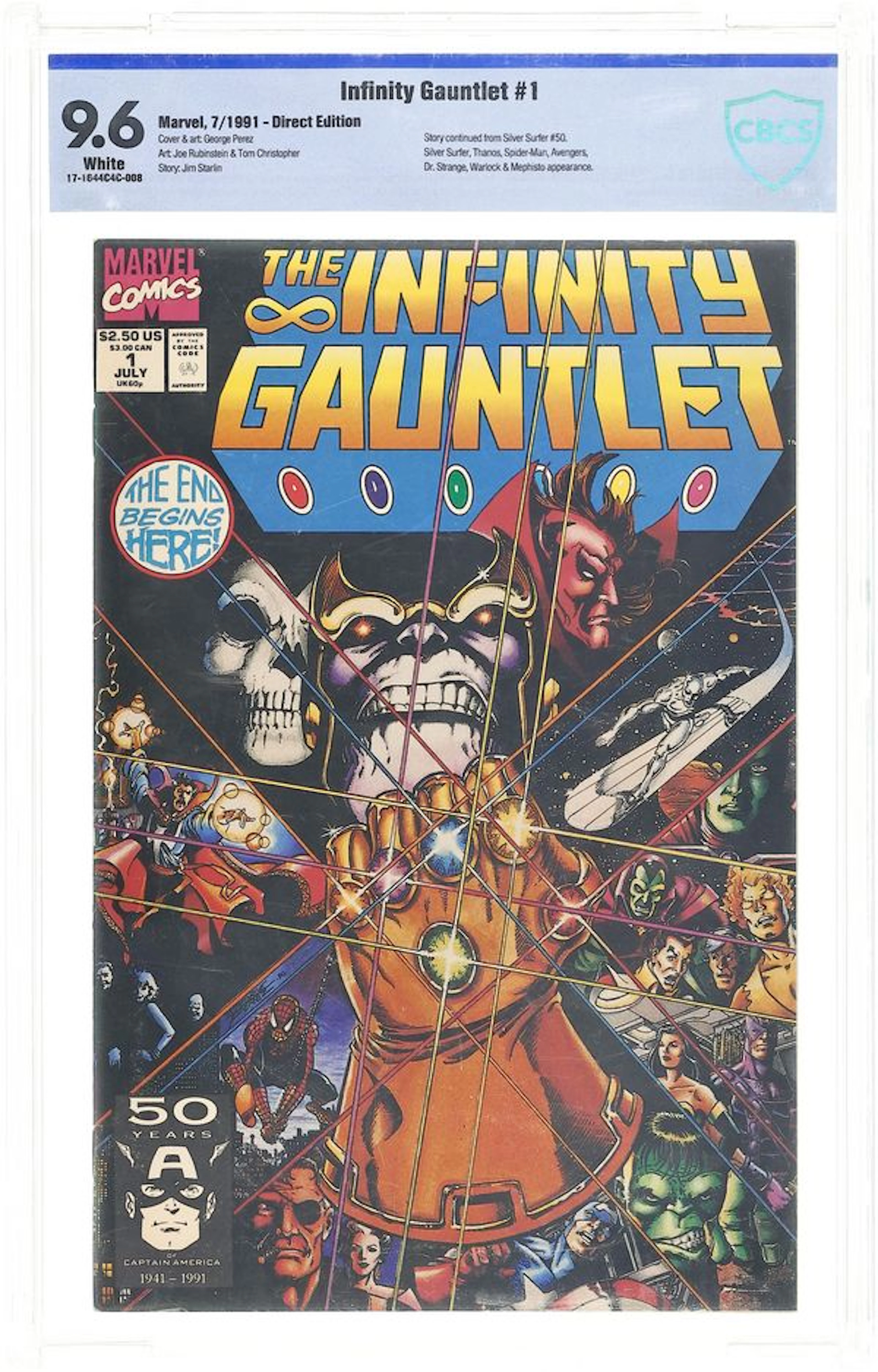 Infinity Gauntlet (1991) 1D CBCS 9.6