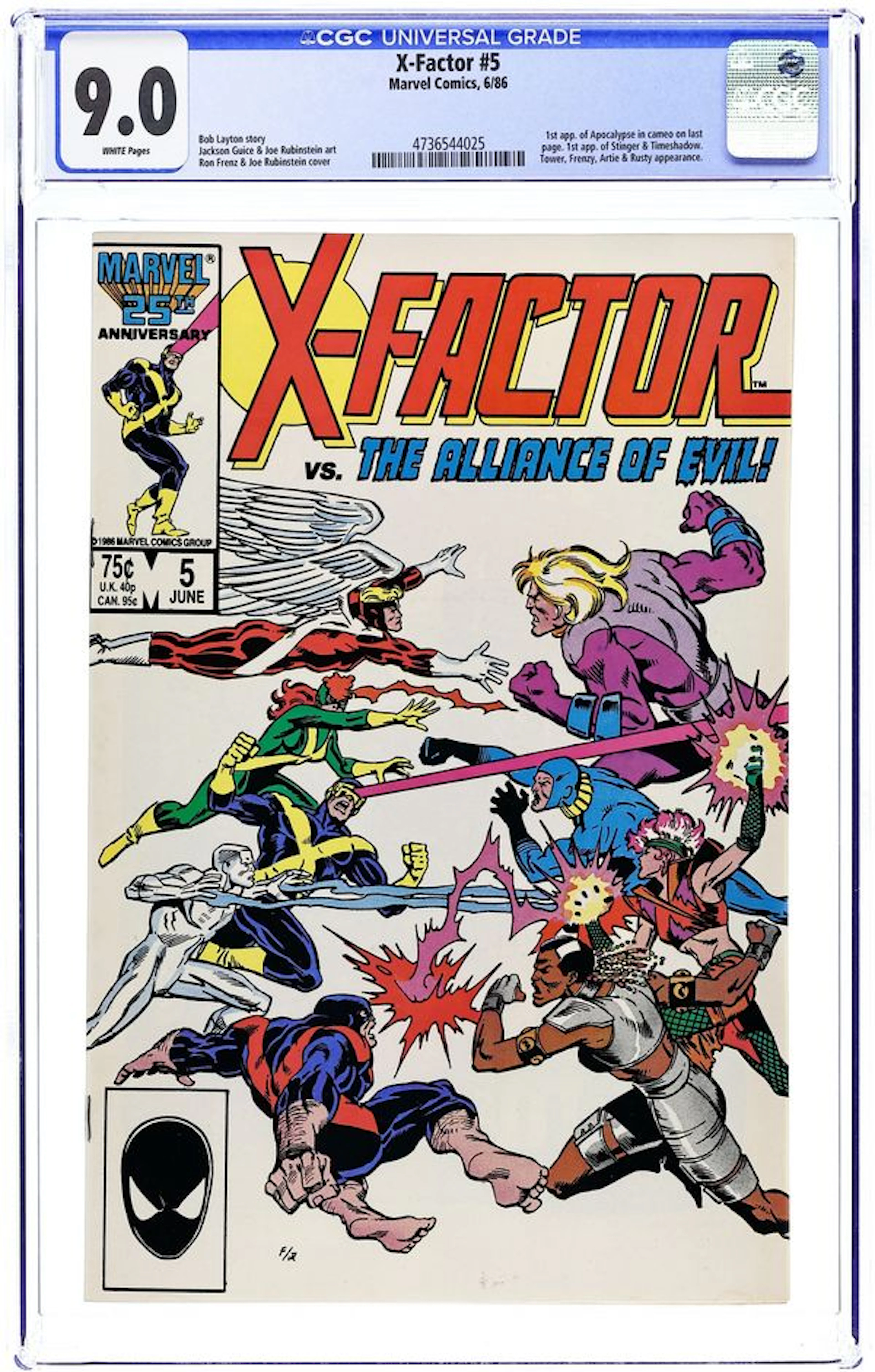 X-Factor (1986 1st Series Marvel) 5D CGC 9.0