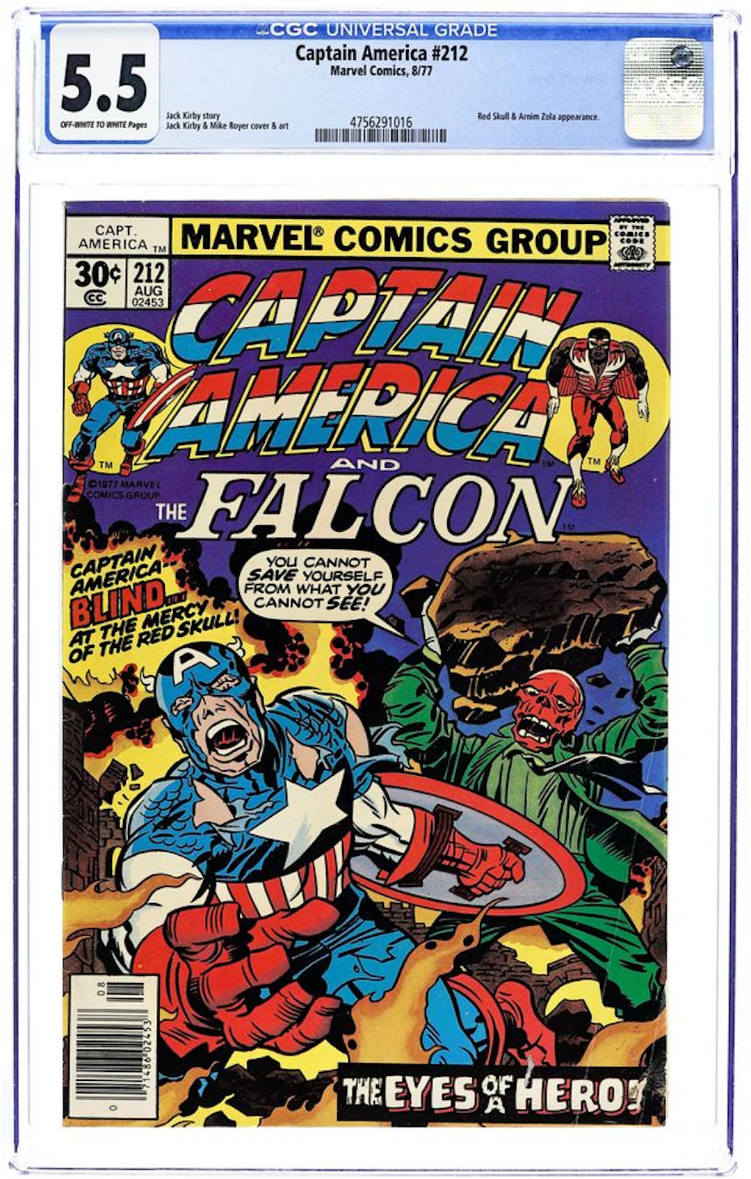Captain America (1968 1st Series) 212 CGC 5.5