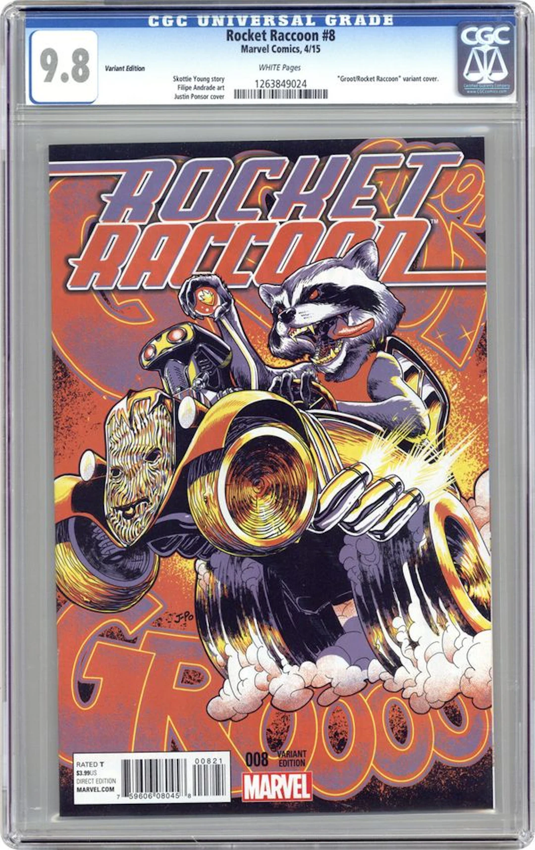 Rocket Raccoon (2014 2nd Series) 8B CGC 9.8