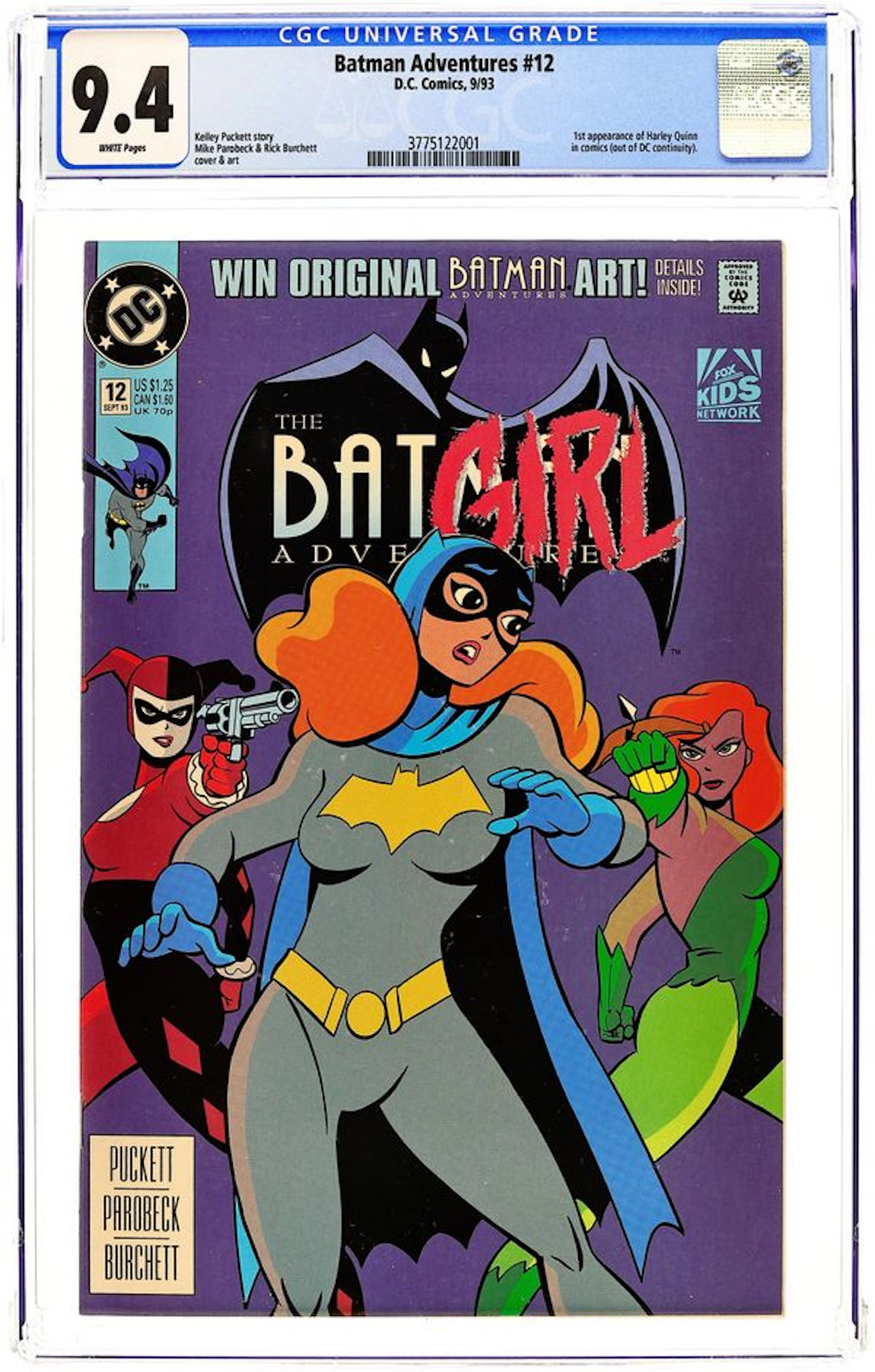 Batman Adventures (1992 1st Series) 12D CGC 9.4