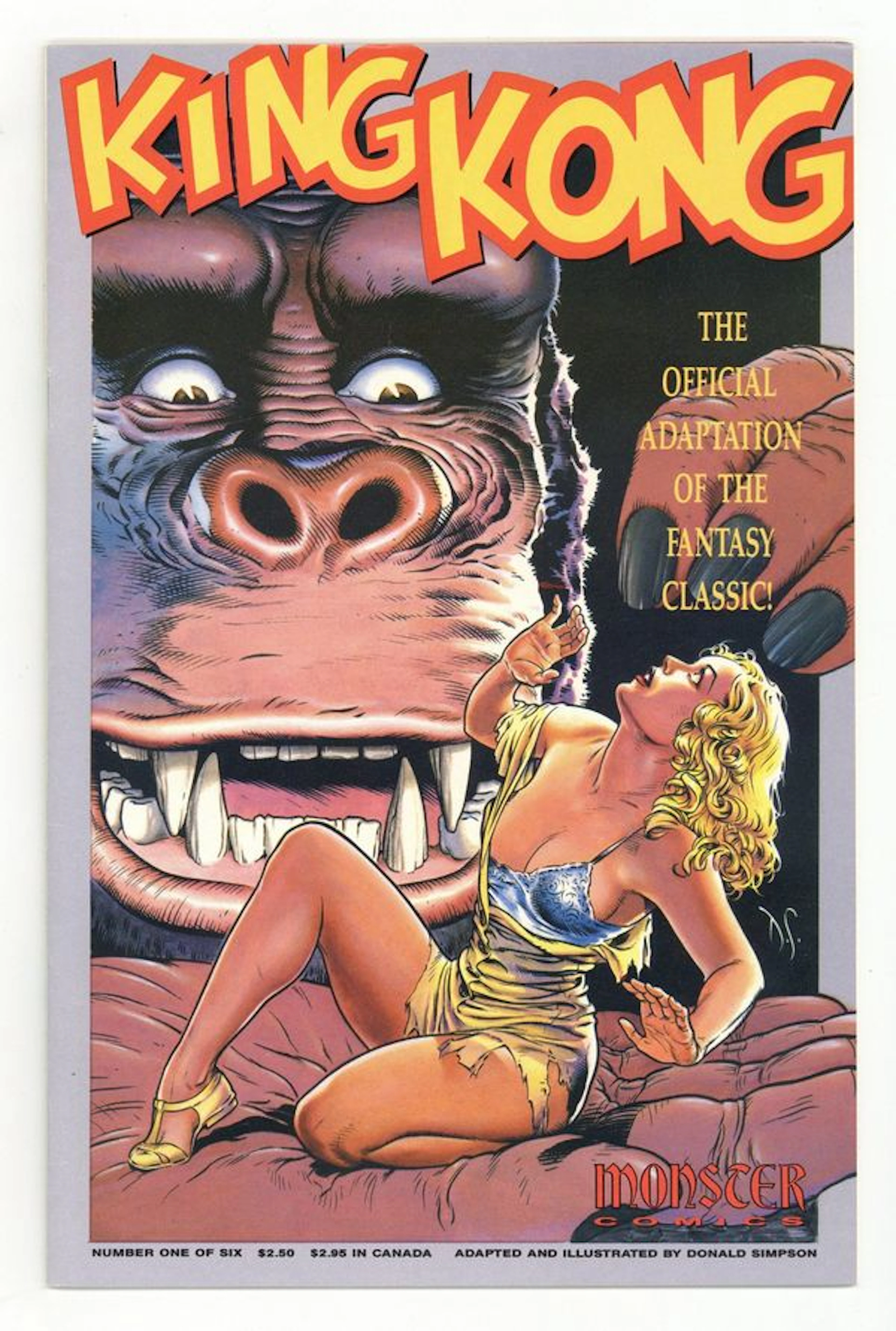 King Kong (1991 Monster Comics) 1 VF 8.0