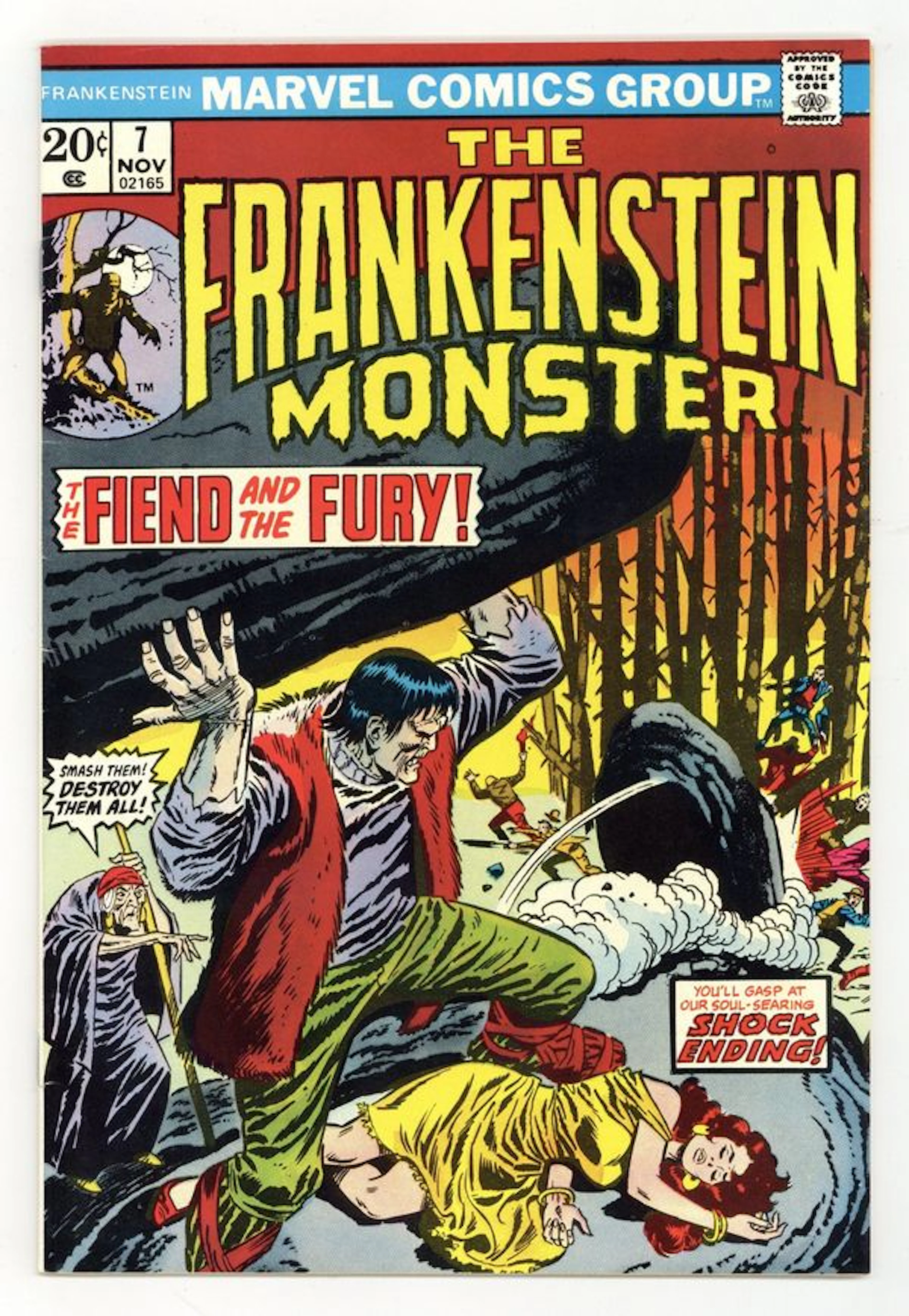 Frankenstein (1973 Marvel) 7 FN/VF 7.0