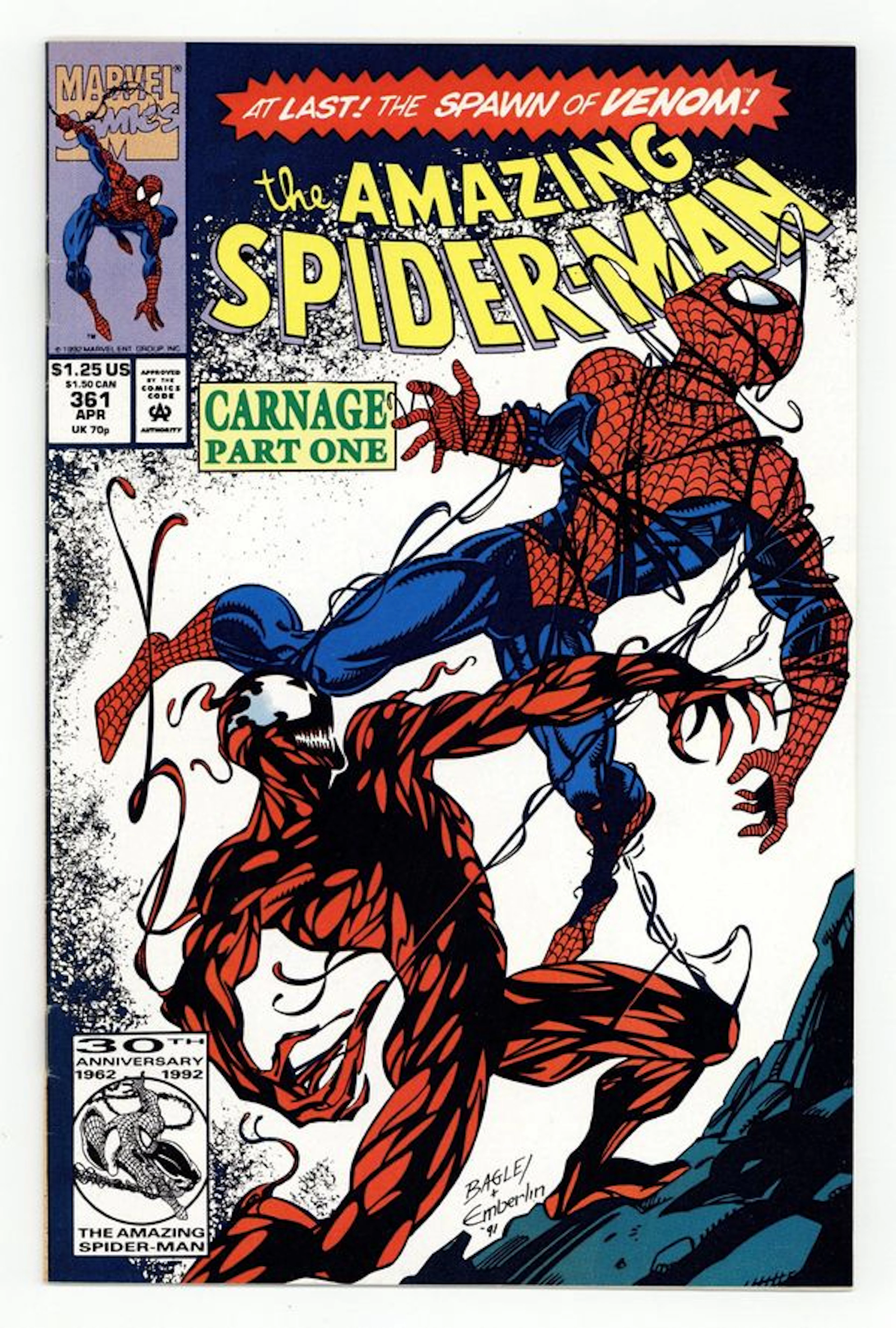 Amazing Spider-Man (1963 1st Series) 361A FN 6.0