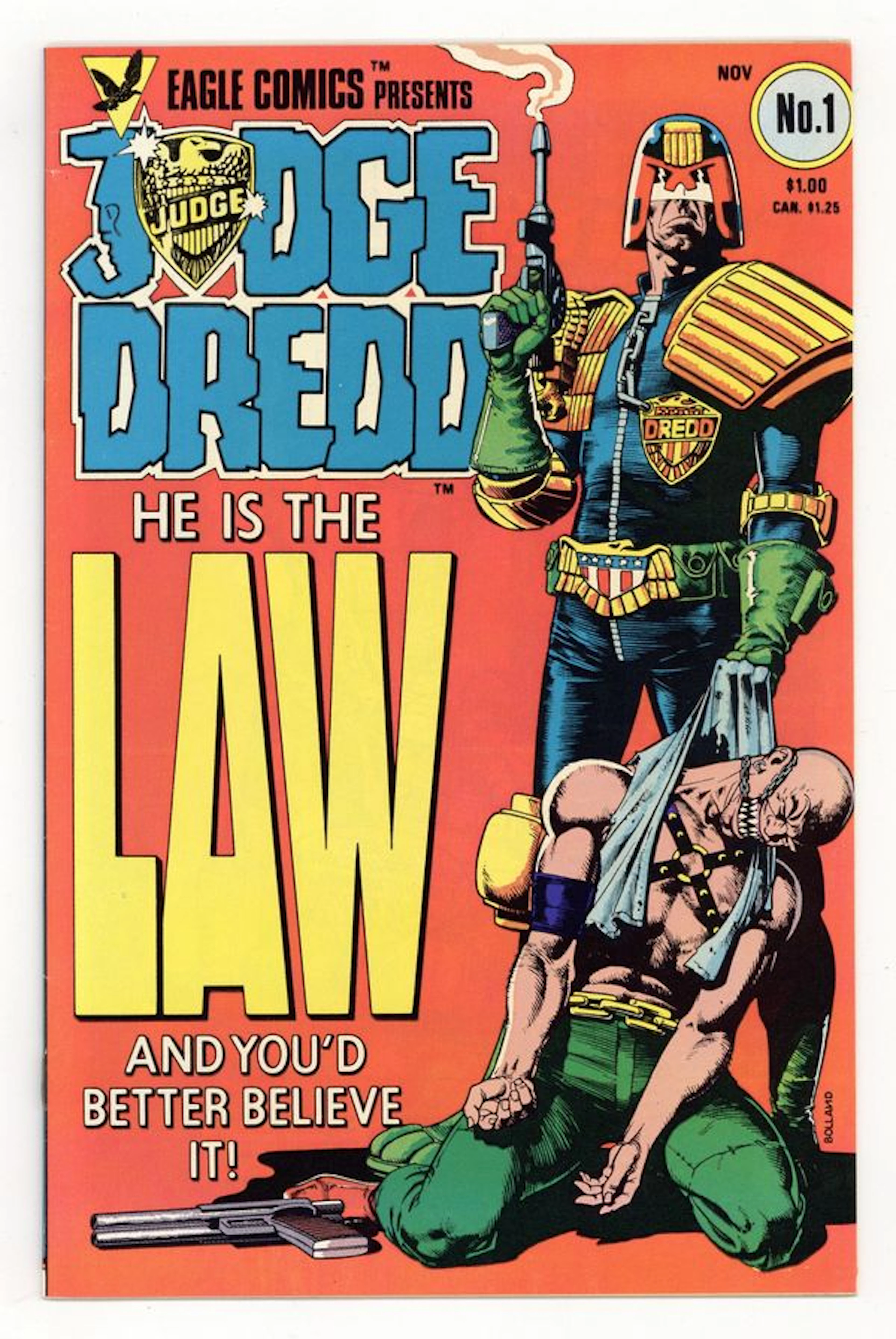 Judge Dredd (1983 Eagle/Quality) 1 FN/VF 7.0