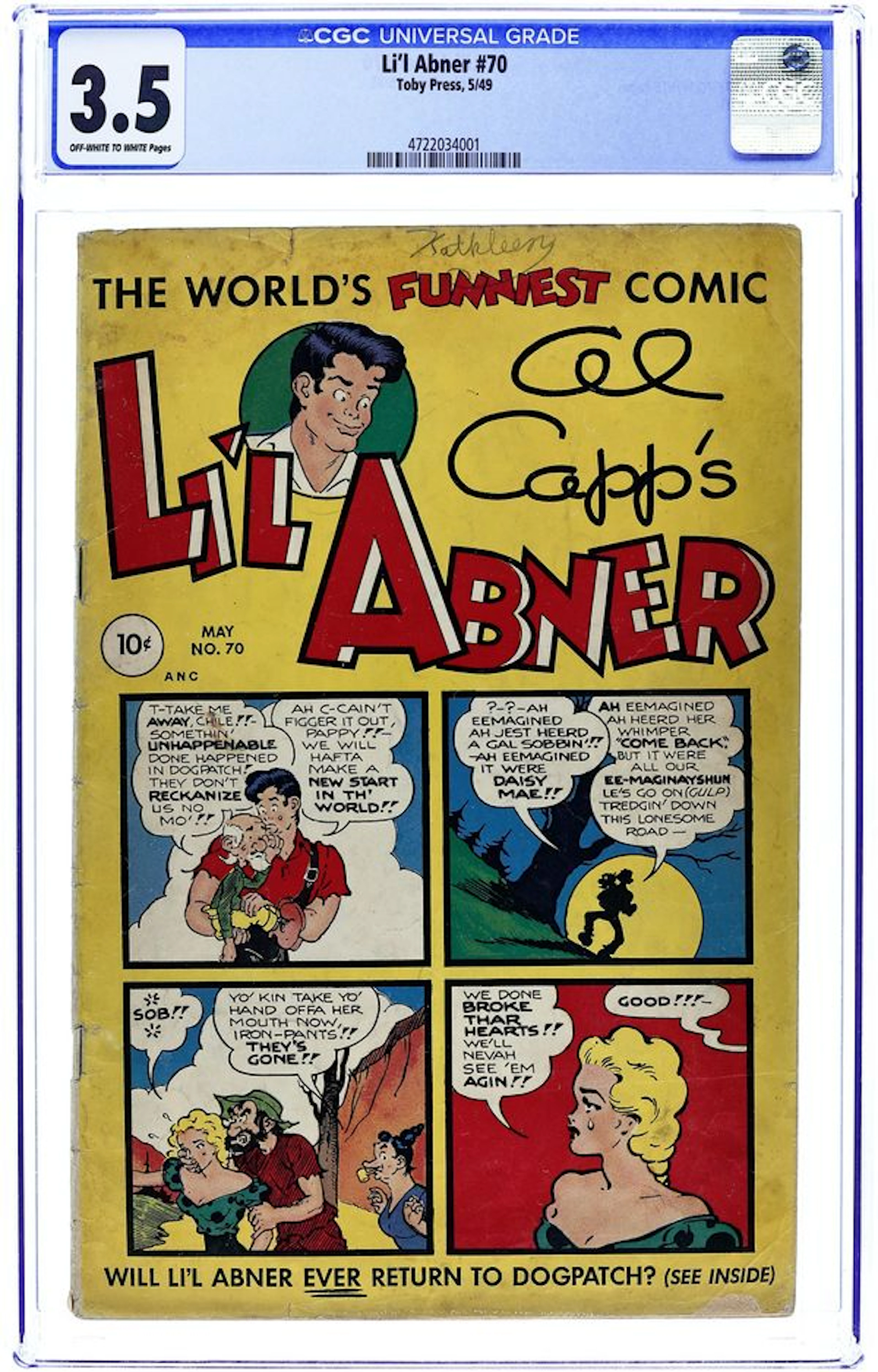 Lil Abner (1947) 70 CGC 3.5