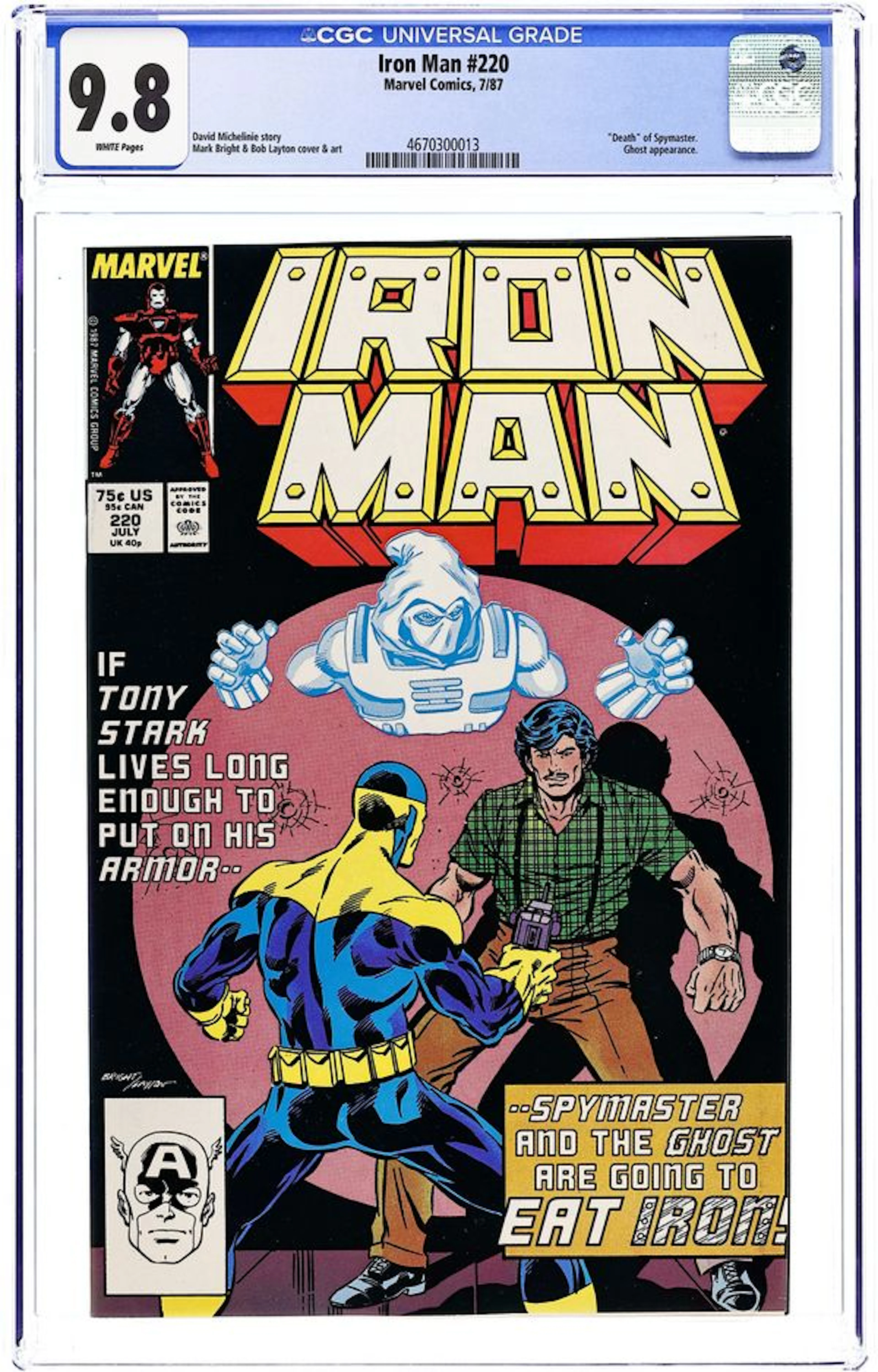 Iron Man (1968 1st Series) 220 CGC 9.8