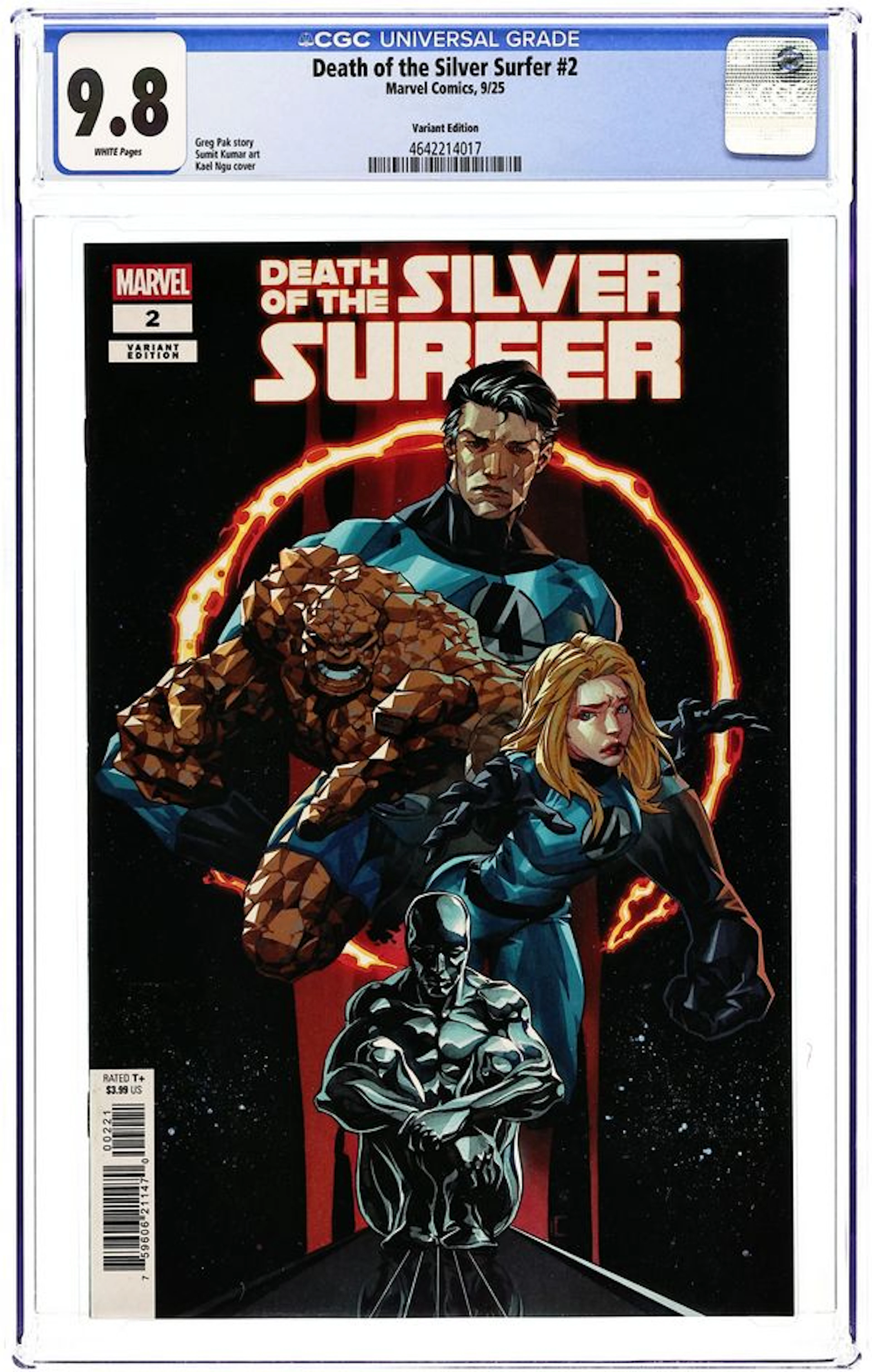 Death of the Silver Surfer (2025 Marvel) 2B CGC 9.8