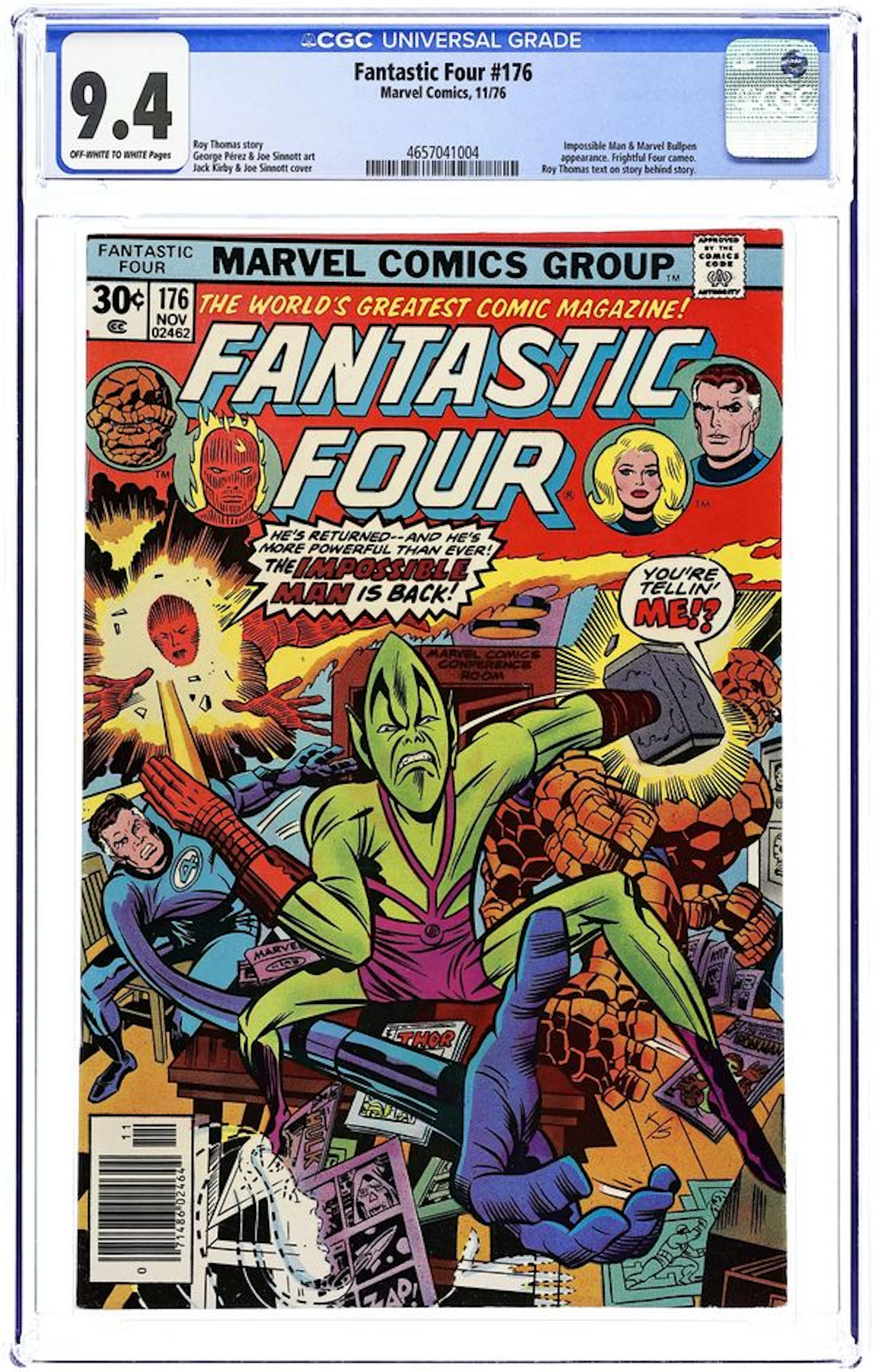 Fantastic Four (1961 1st Series) 176 CGC 9.4