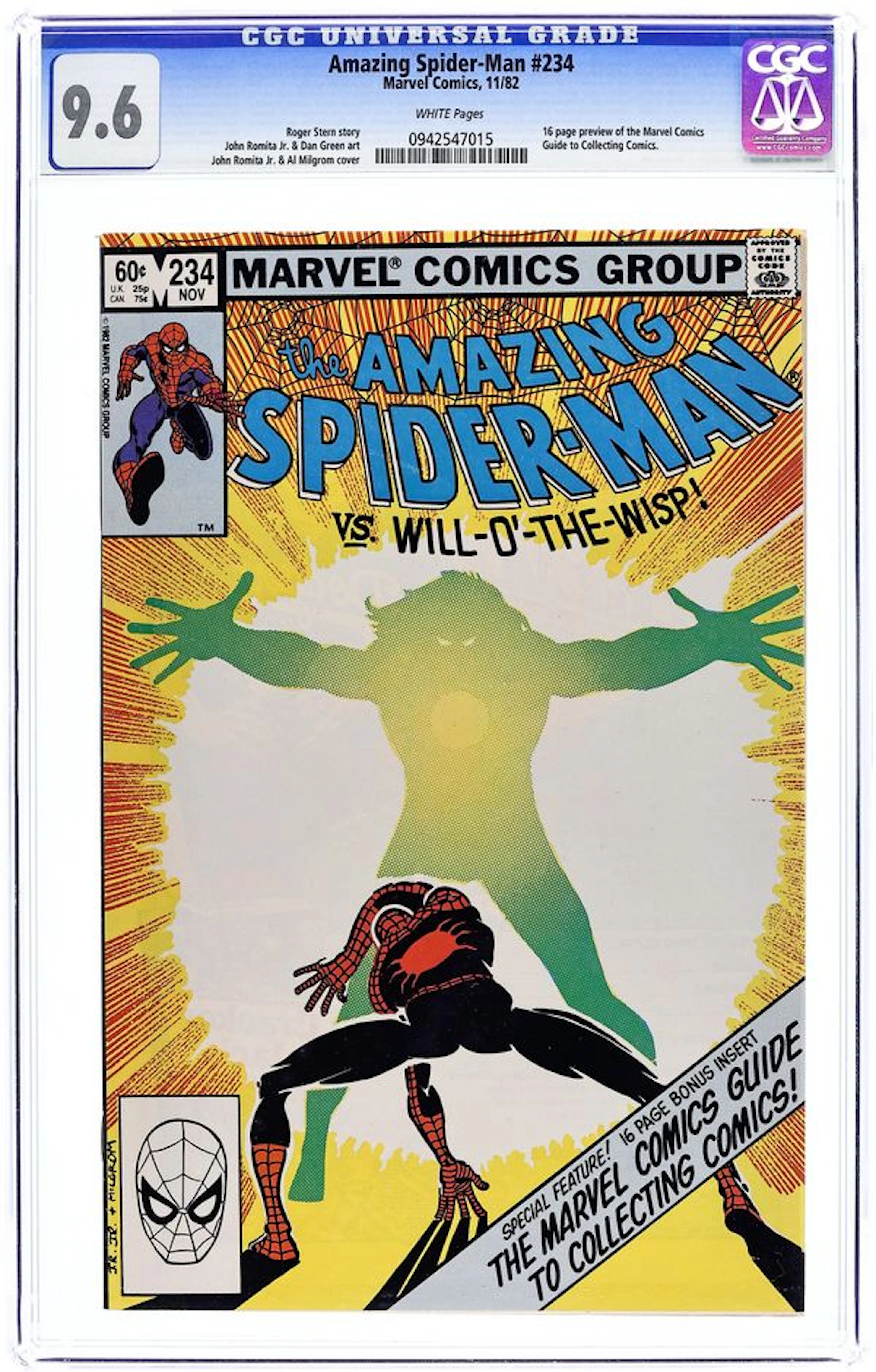 Amazing Spider-Man (1963 1st Series) 234 CGC 9.6