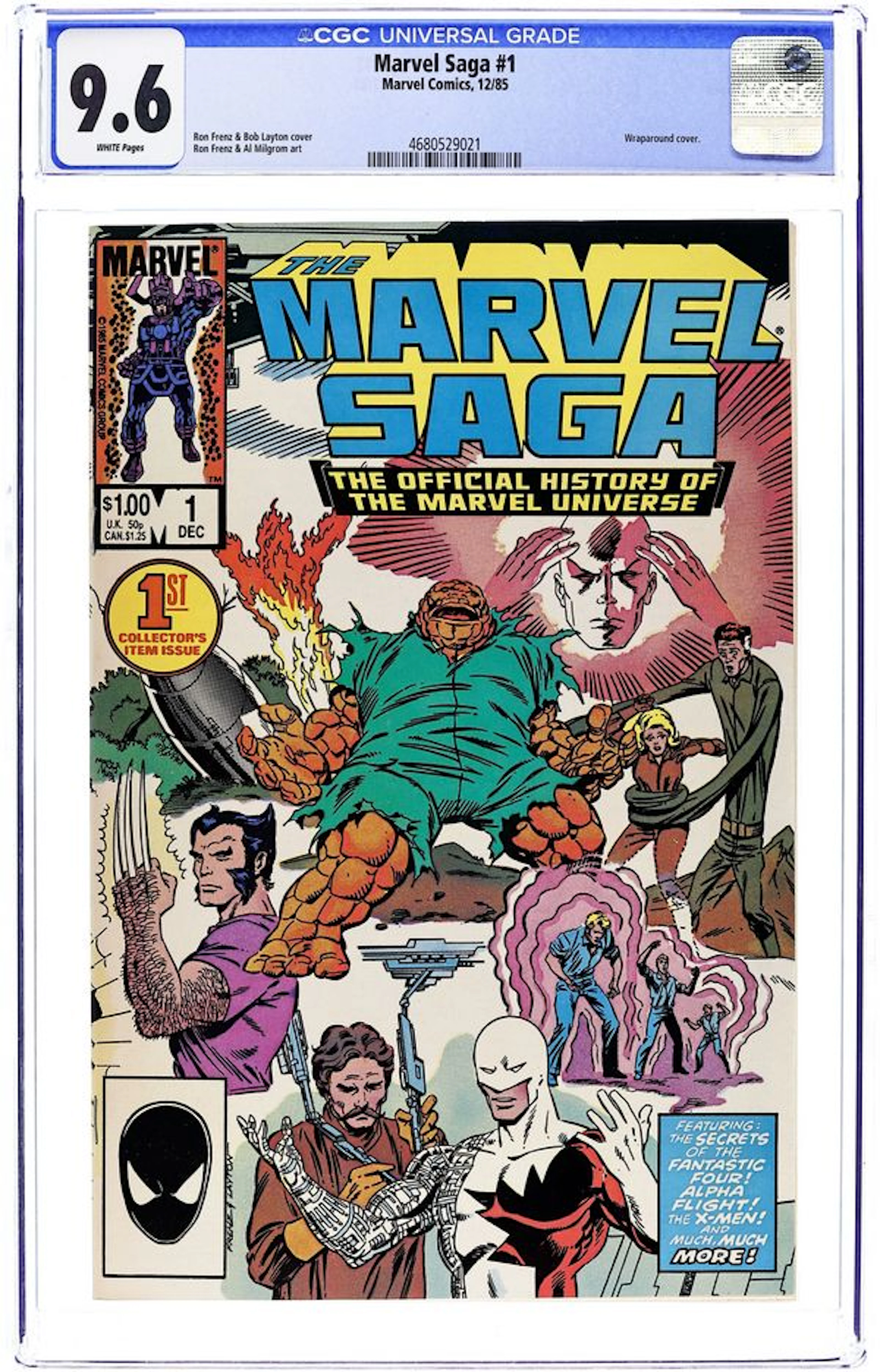 Marvel Saga (1985) 1 CGC 9.6