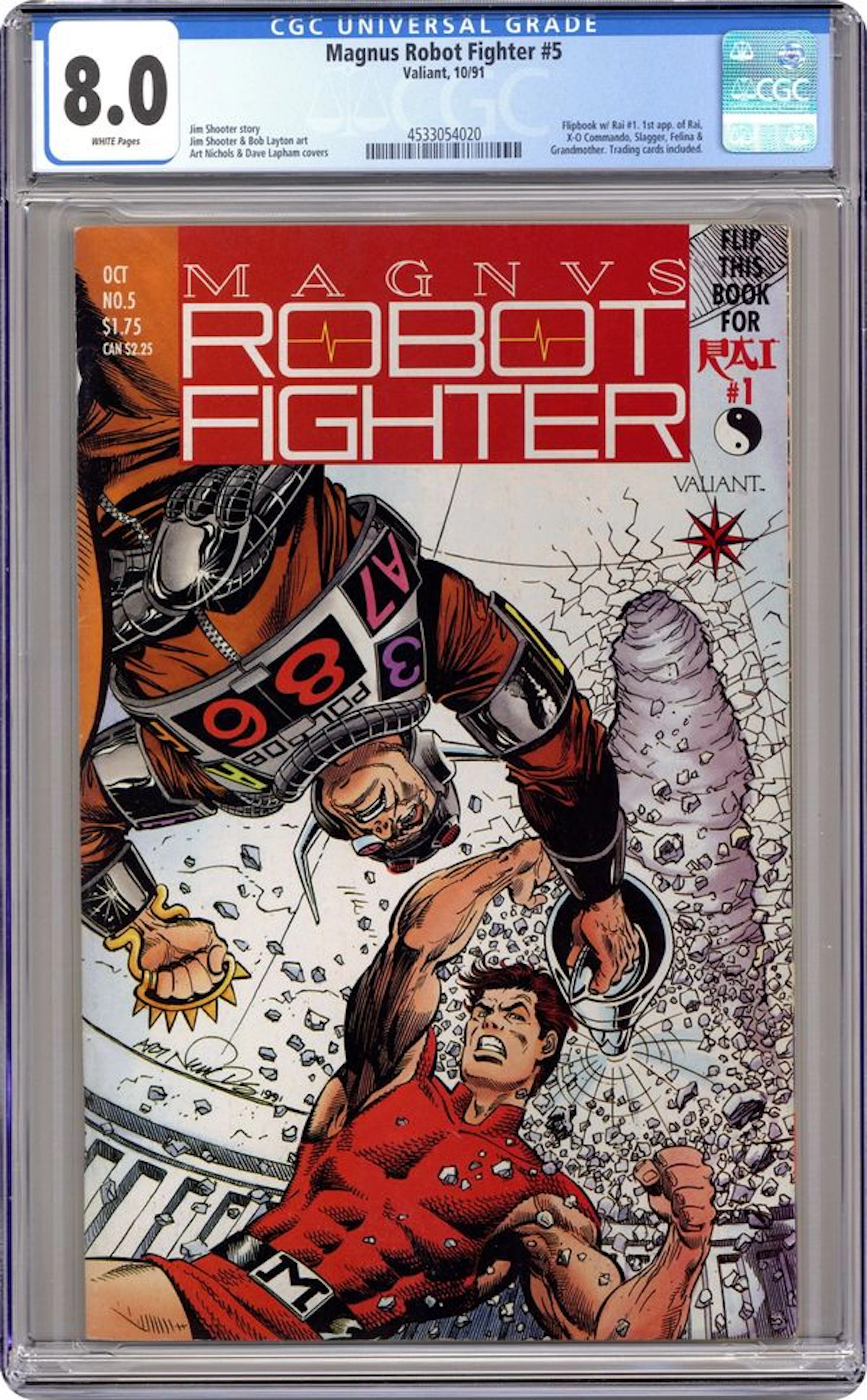 Magnus Robot Fighter (1991 Valiant) 5D CGC 8.0