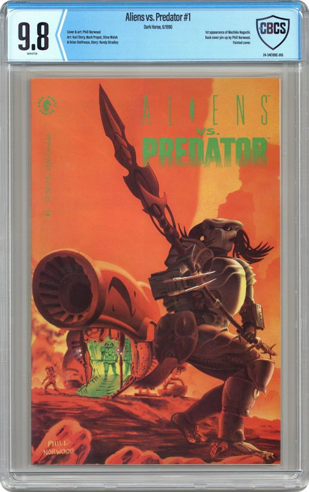Aliens vs. Predator (1990) 1 CBCS 9.8