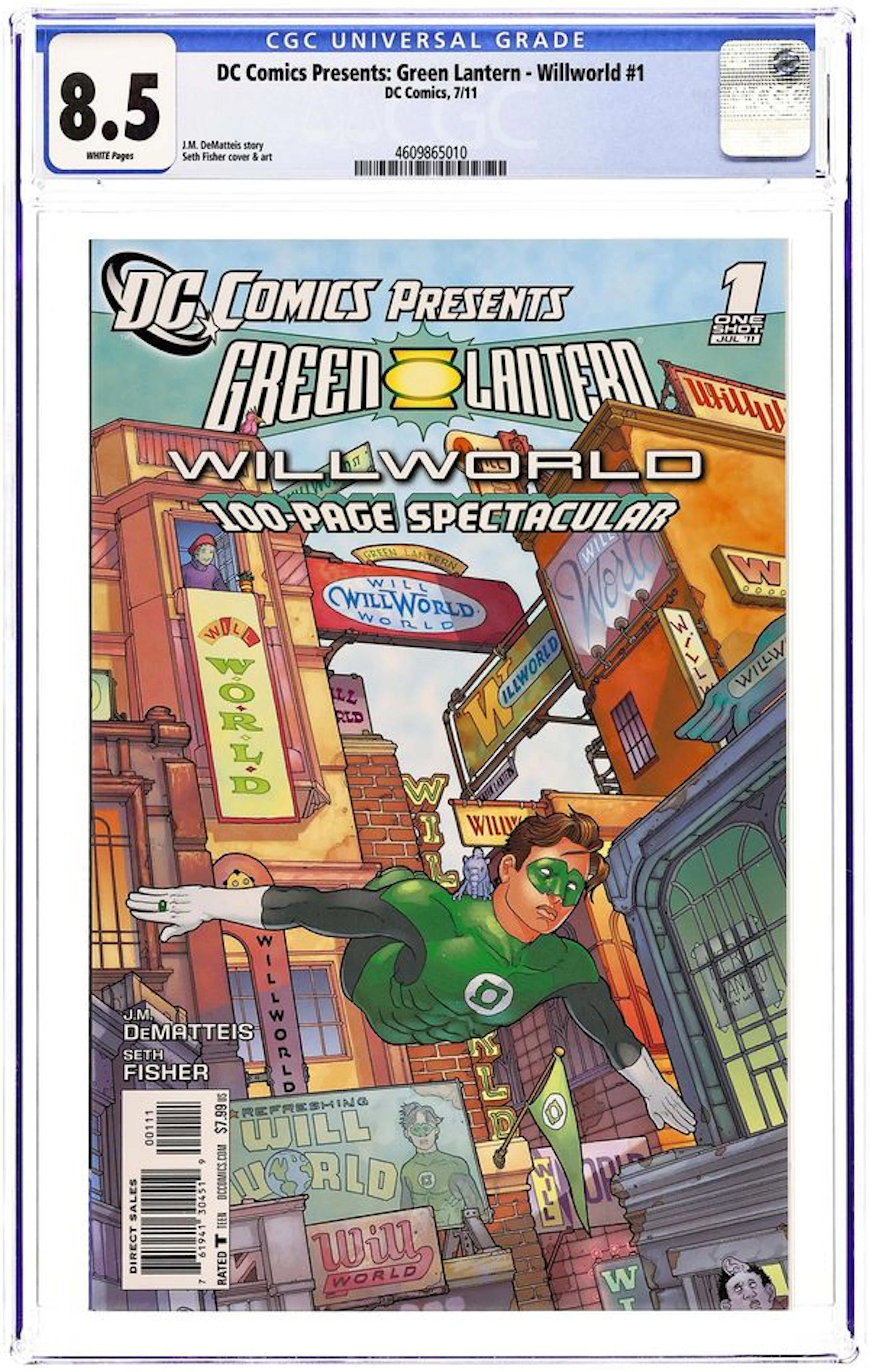 DC Comics Presents Green Lantern Willworld (2011) 1 CGC 8.5
