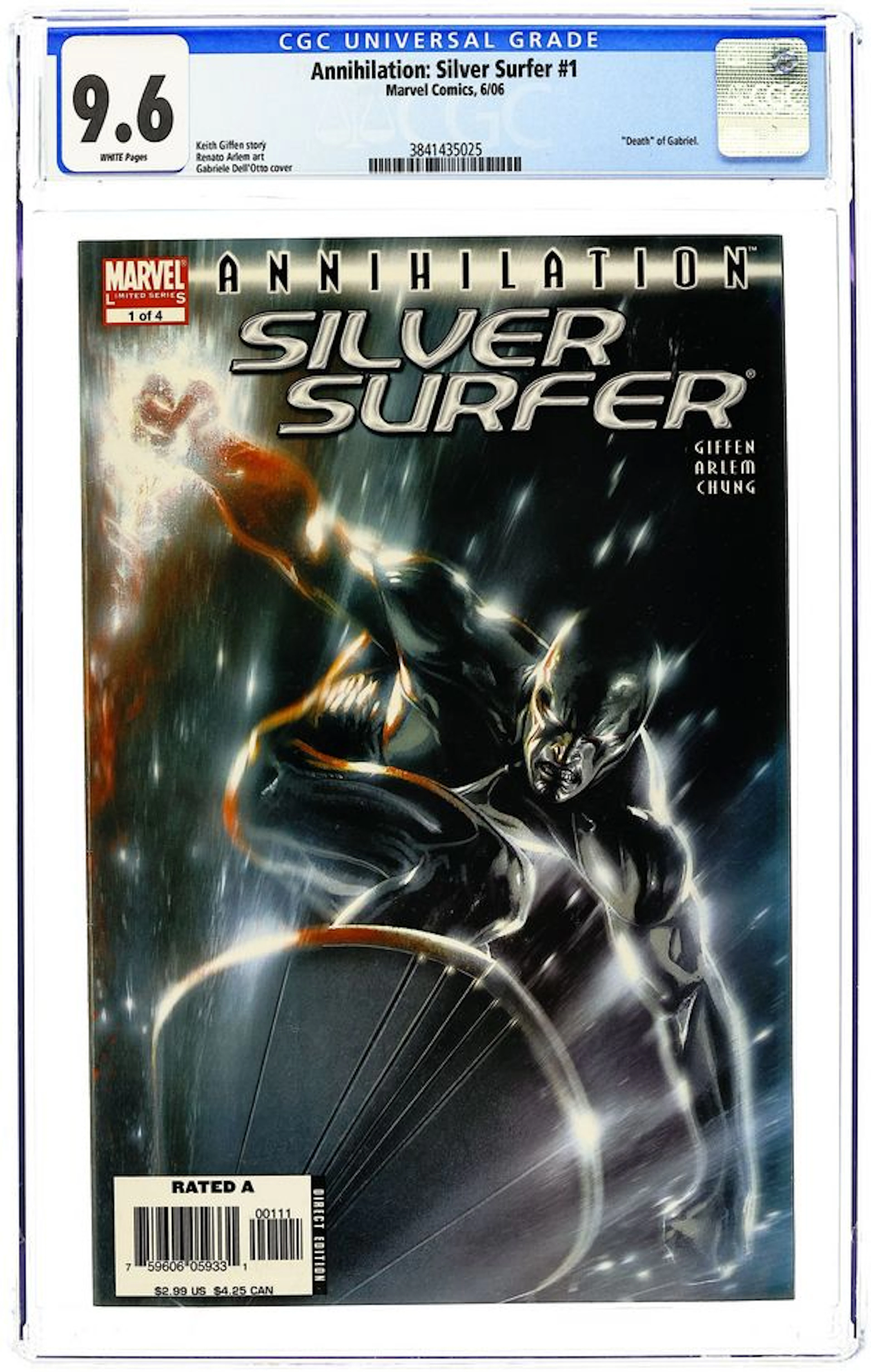 Annihilation Silver Surfer (2006) 1 CGC 9.6