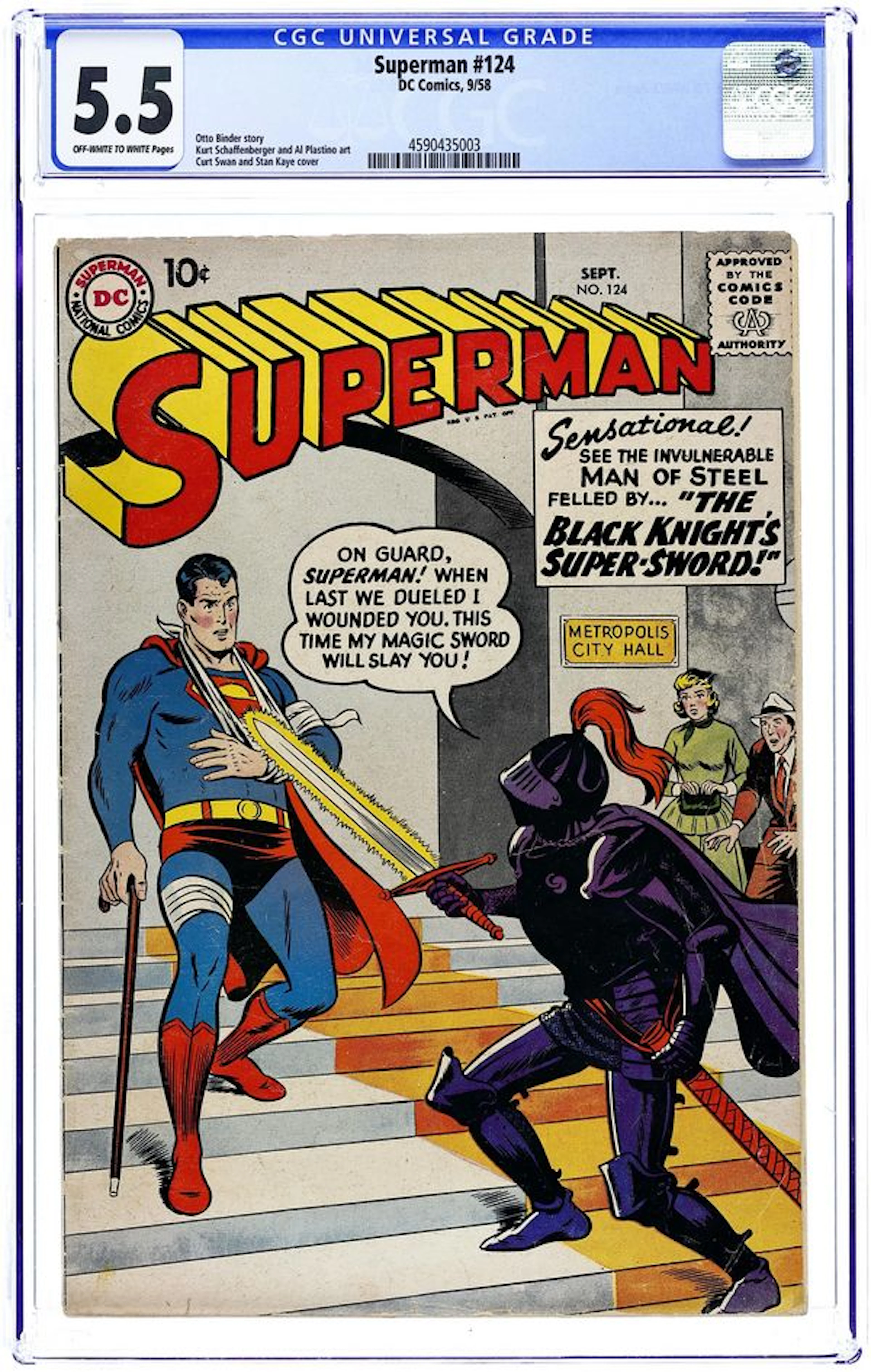 Superman (1939 1st Series) 124 CGC 5.5