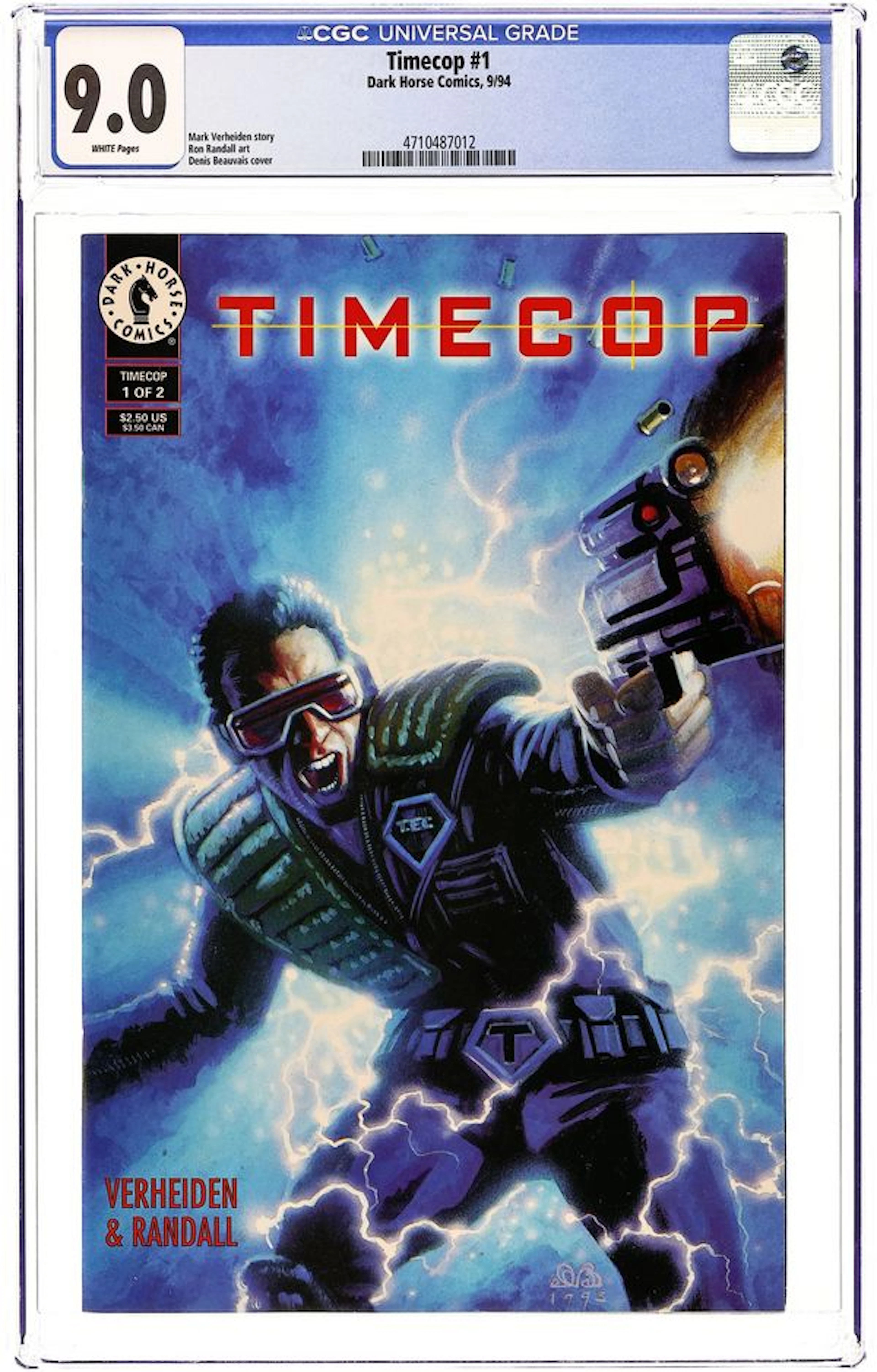 Time Cop (1994 Movie) 1 CGC 9.0