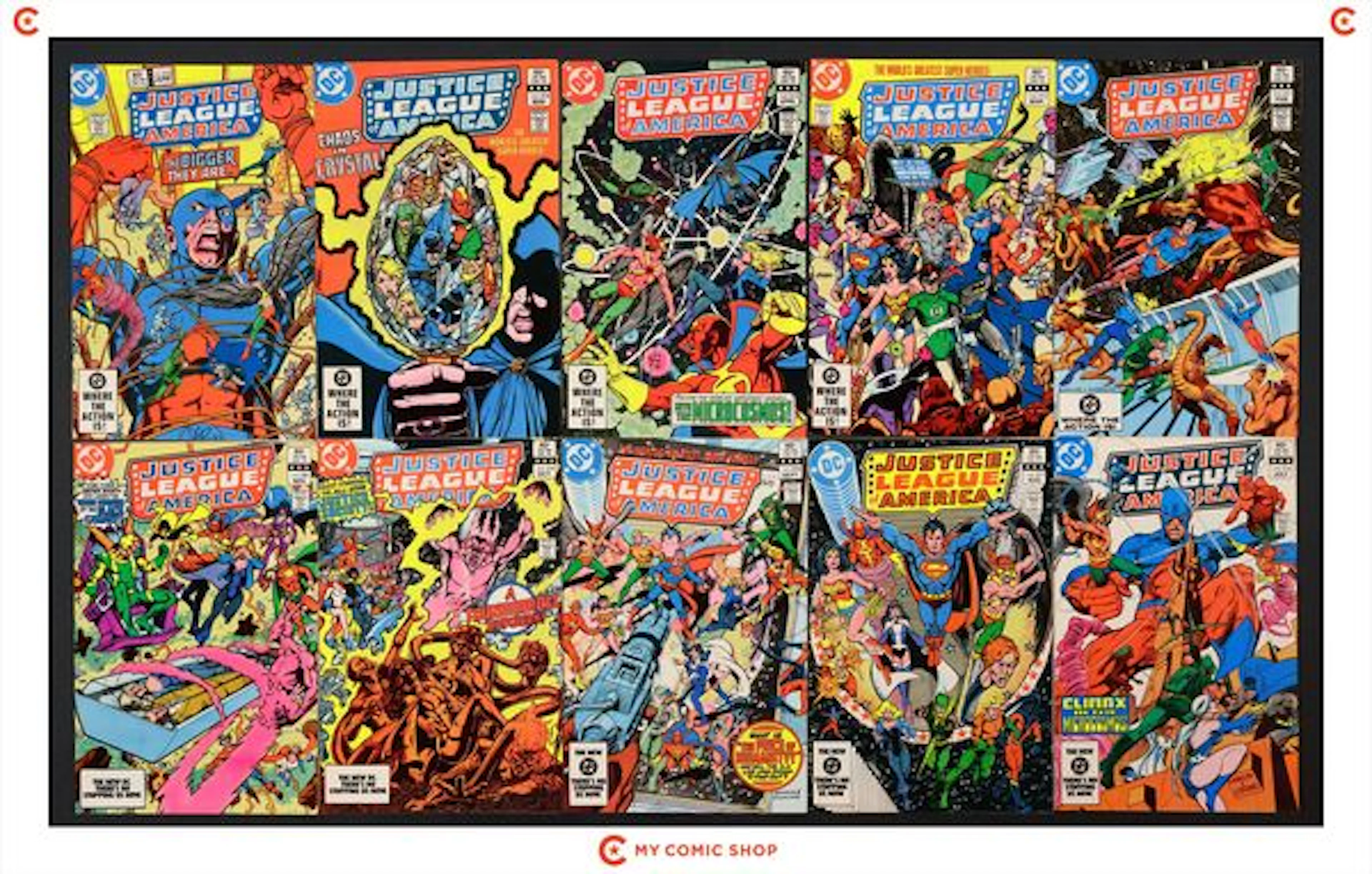 Justice League of America Lot of 10