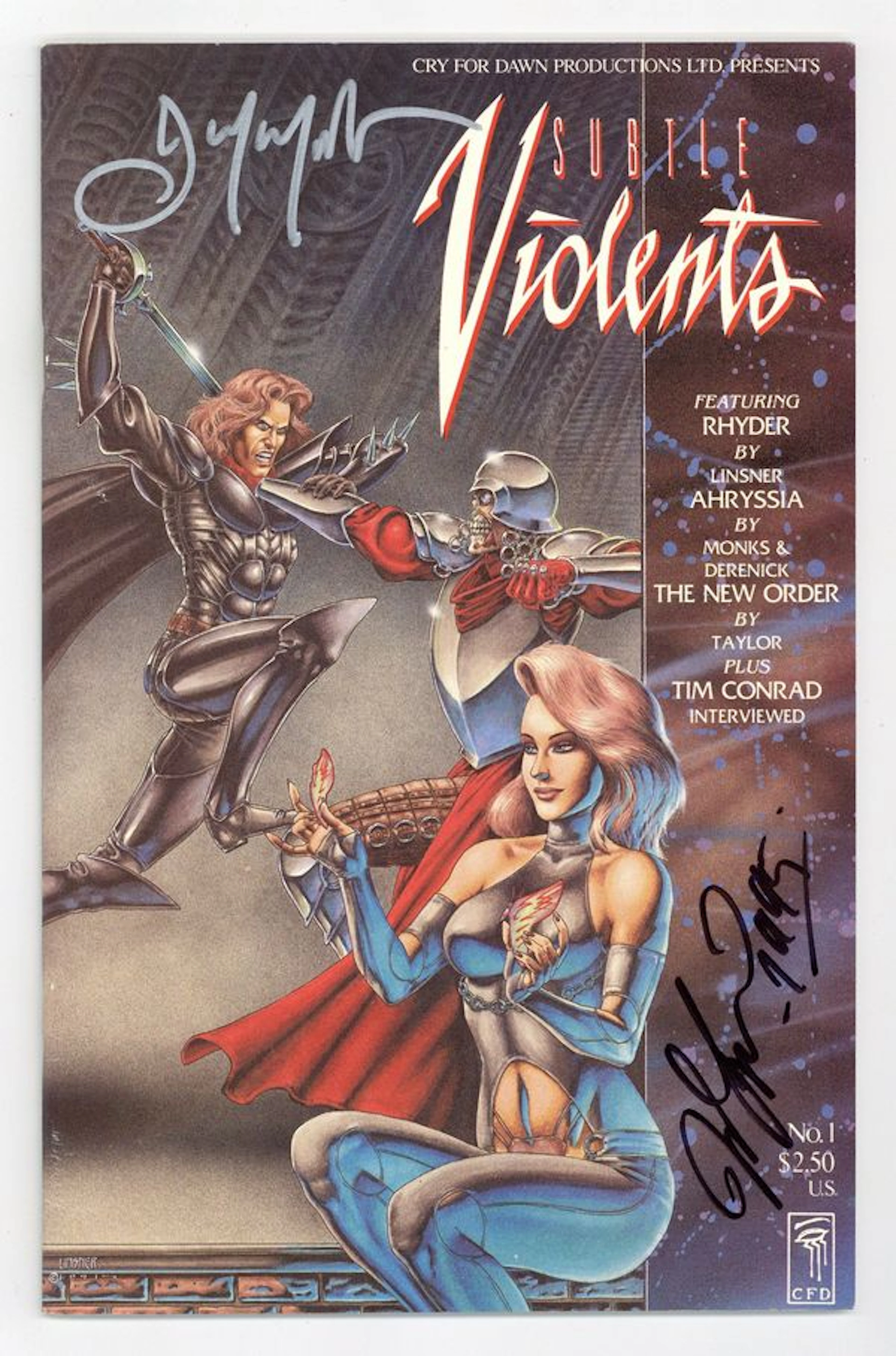 Subtle Violents (1991) 1A VF- 7.5