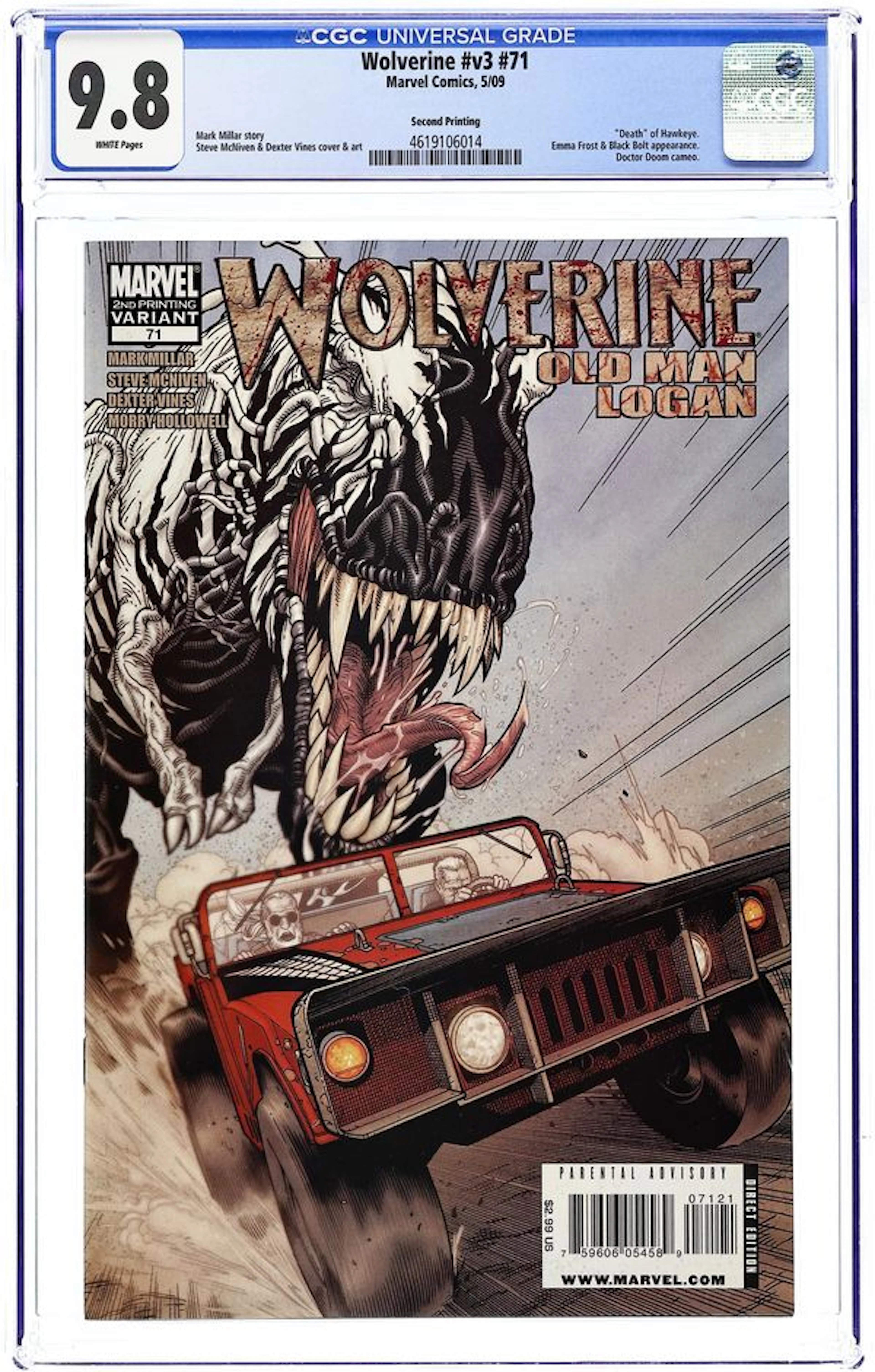 Wolverine (2003 2nd Series) 71REP CGC 9.8