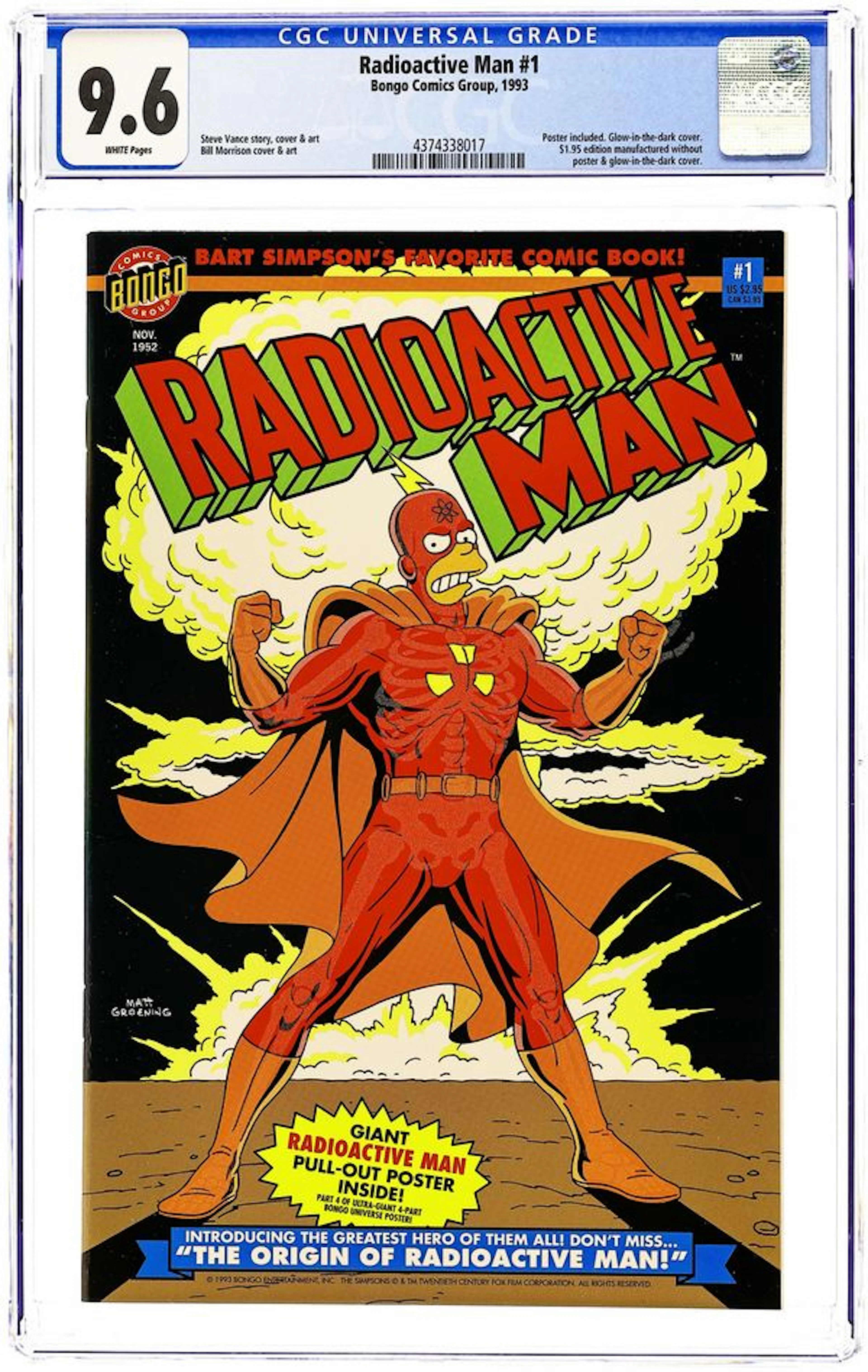 Radioactive Man (1993 1st Series) 1D CGC 9.6