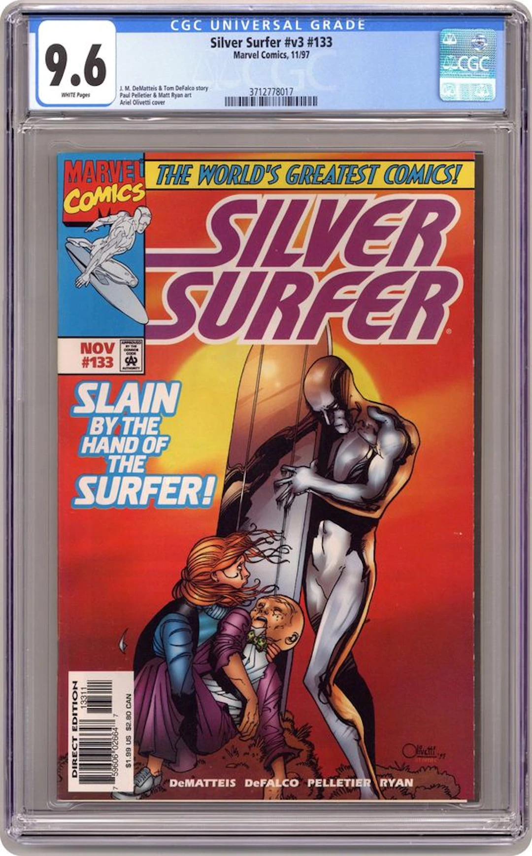 Silver Surfer (1987 2nd Series) 133 CGC 9.6