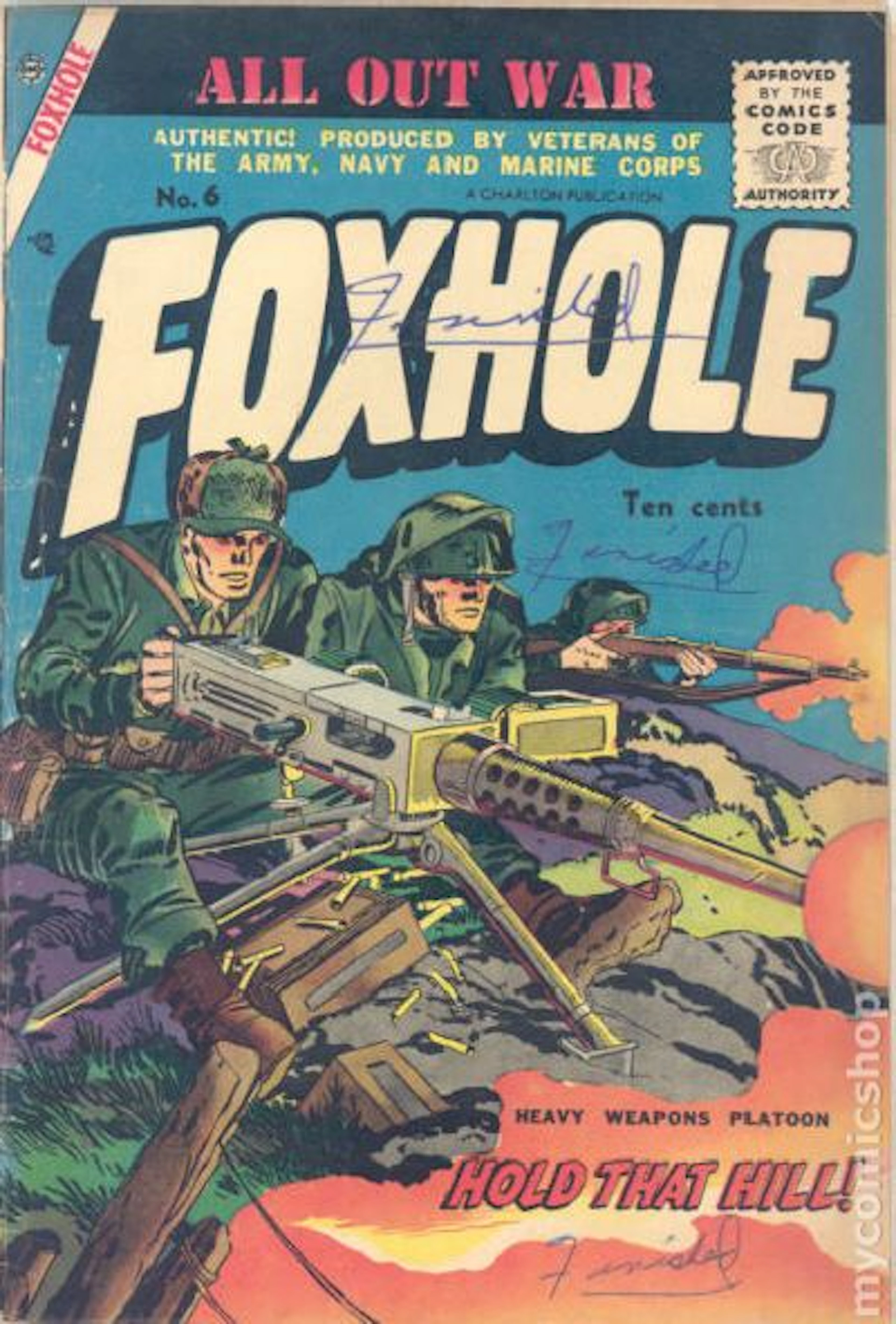 Foxhole (1954) 6 Coverless