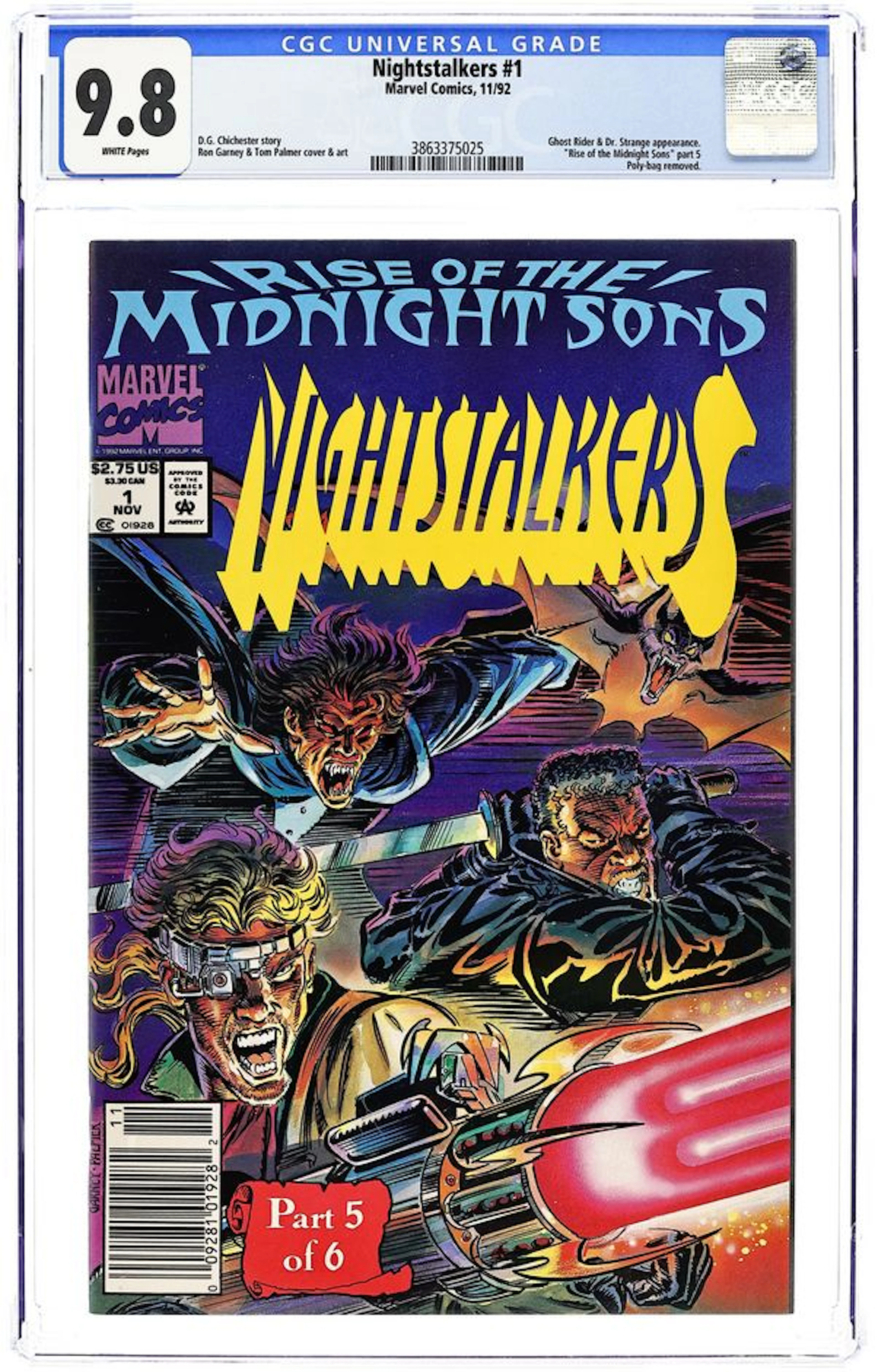 Nightstalkers (1992) 1U.N CGC 9.8