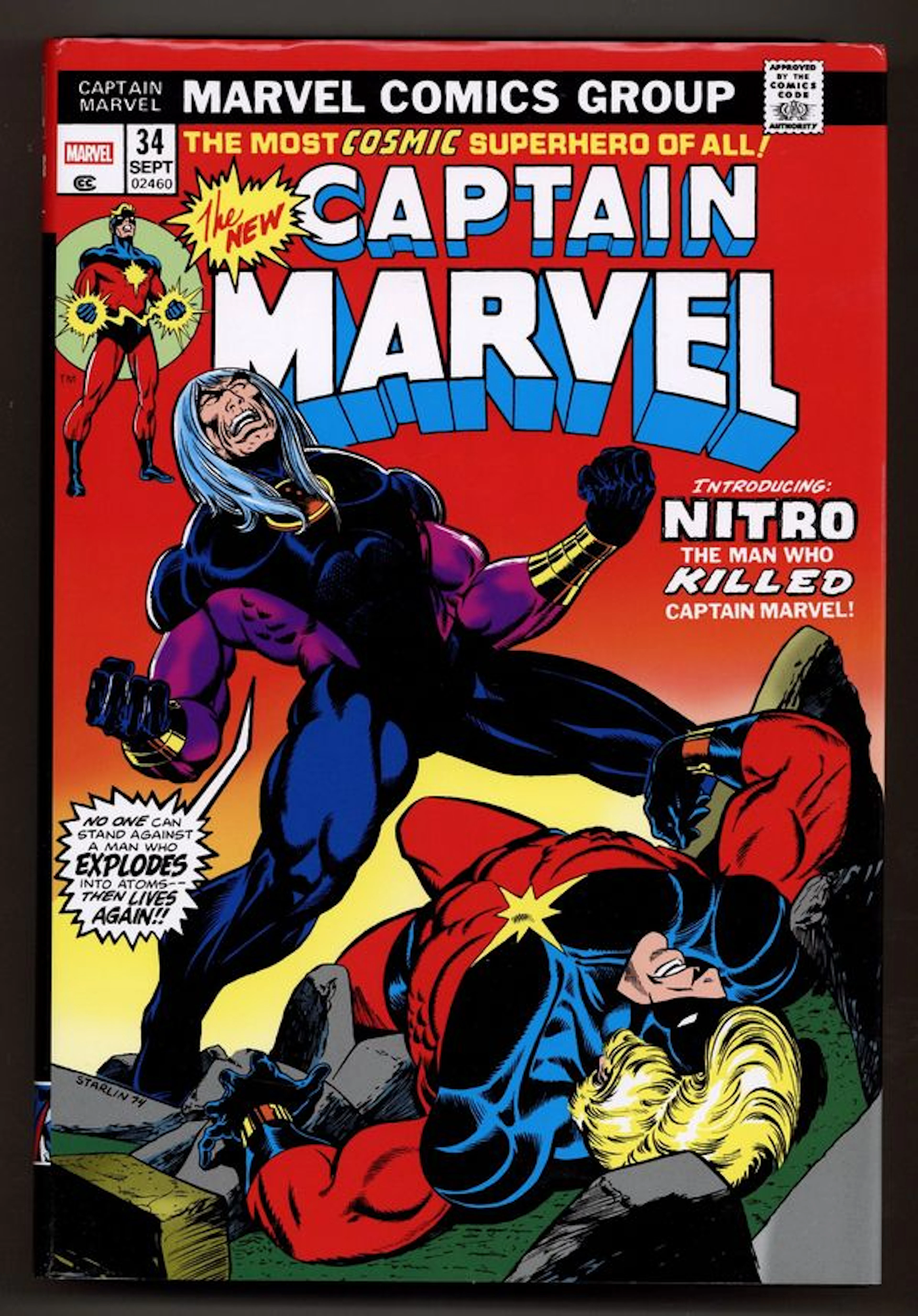 Death of Captain Marvel Omnibus HC (2025 Marvel) 1B-1ST VF 8.0