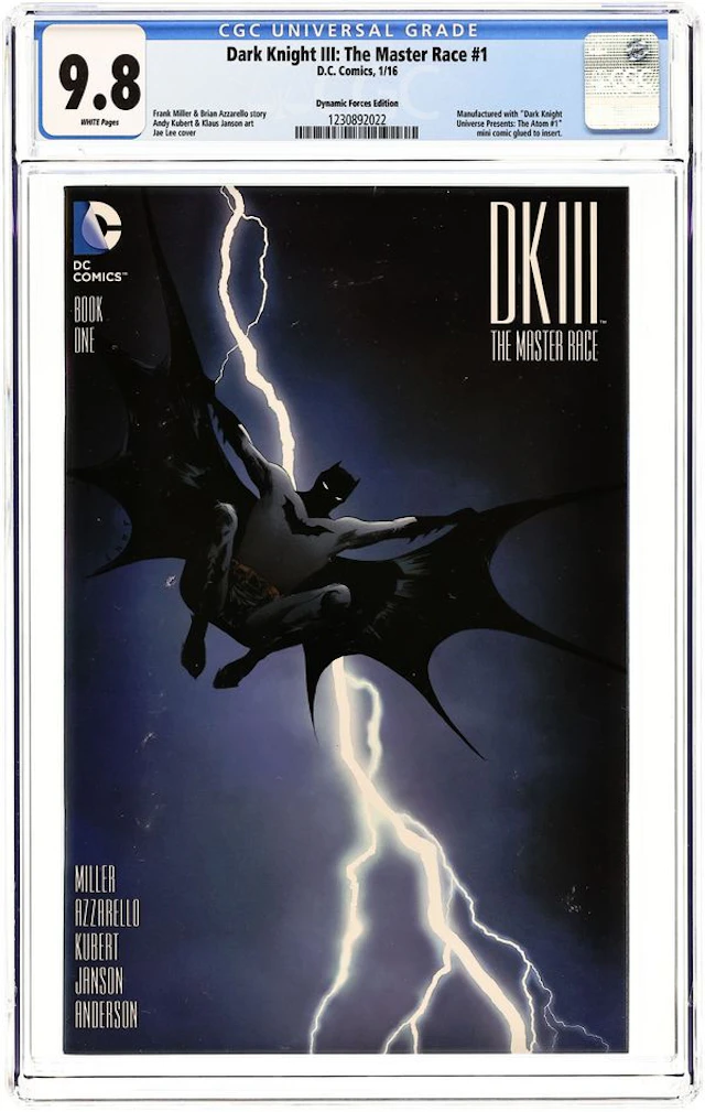 Dark Knight III Master Race (2015) 1DF.A CGC 9.8