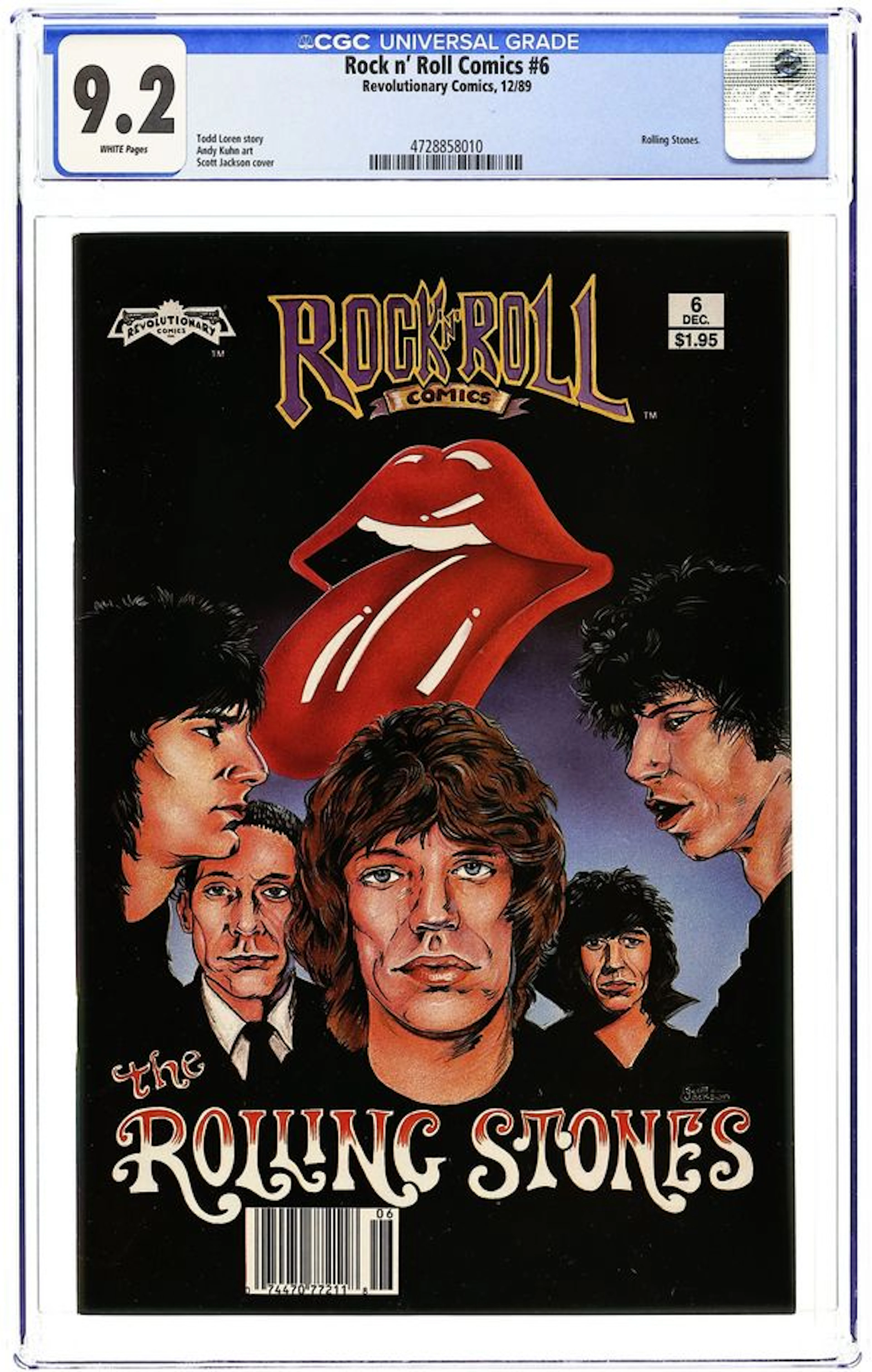 Rock N Roll Comics (1989 1st Printing) 6 CGC 9.2
