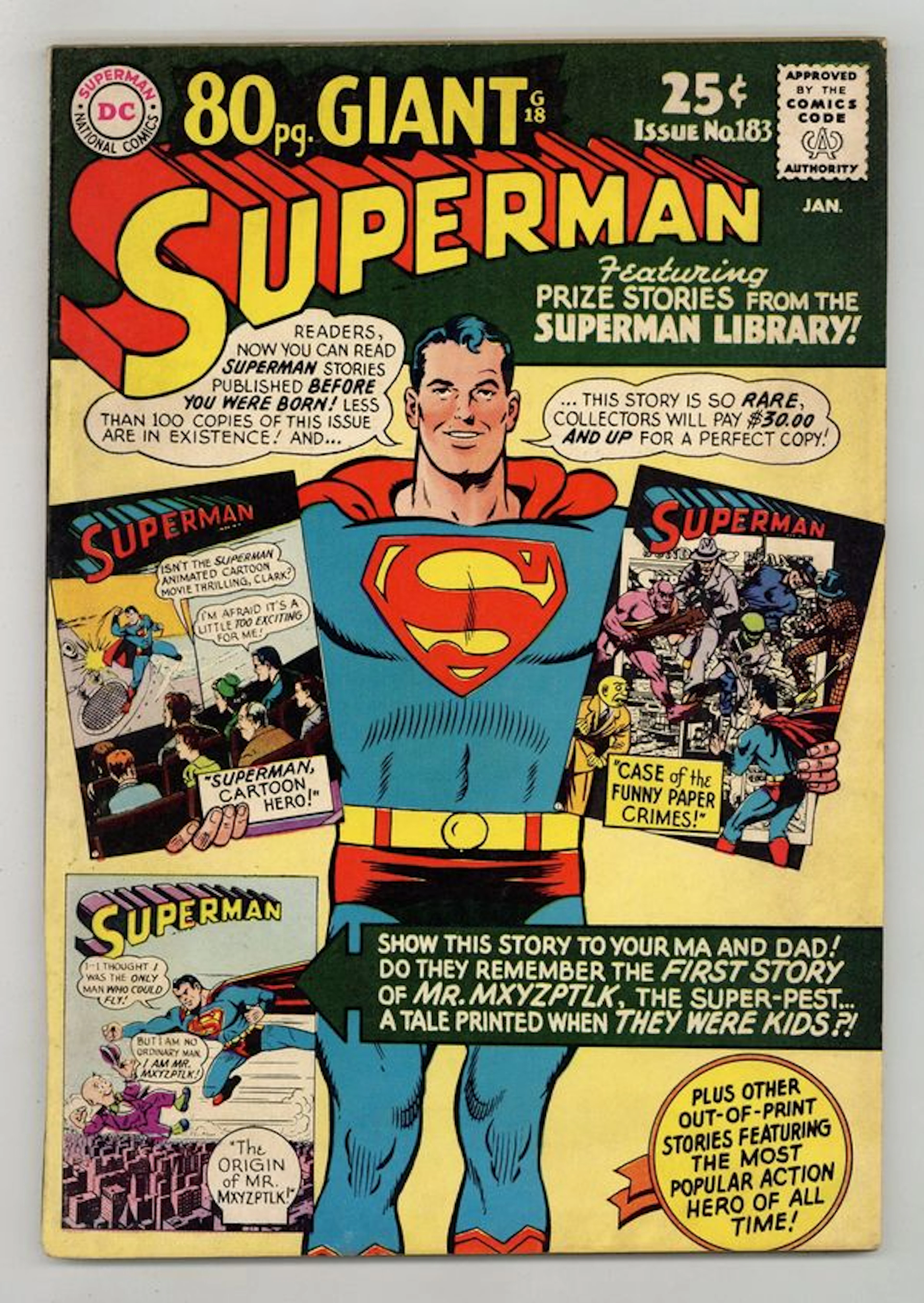 Superman (1939 1st Series) 183 VG 4.0