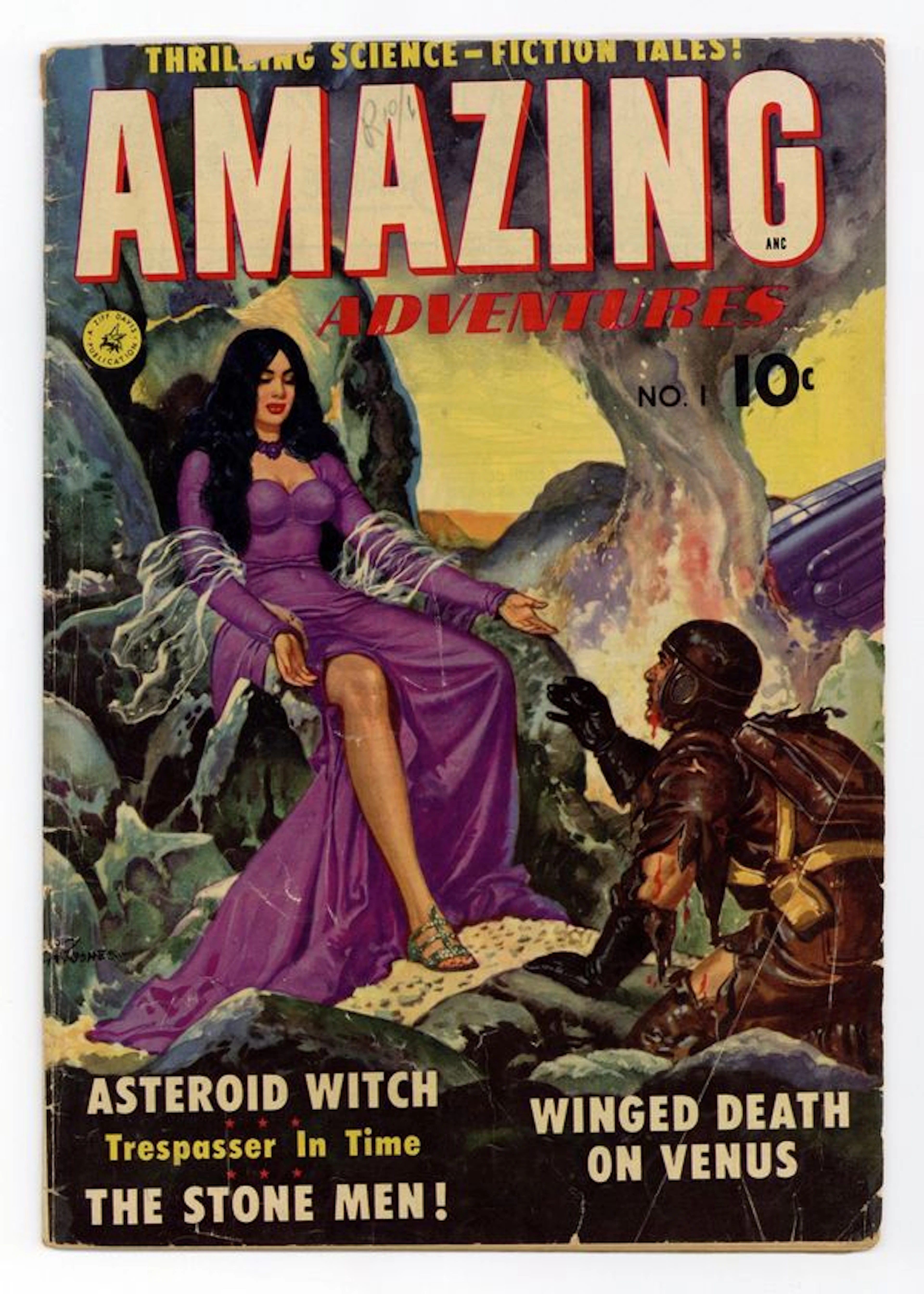 Amazing Adventures (1950 Ziff Davis) 1 GD 2.0