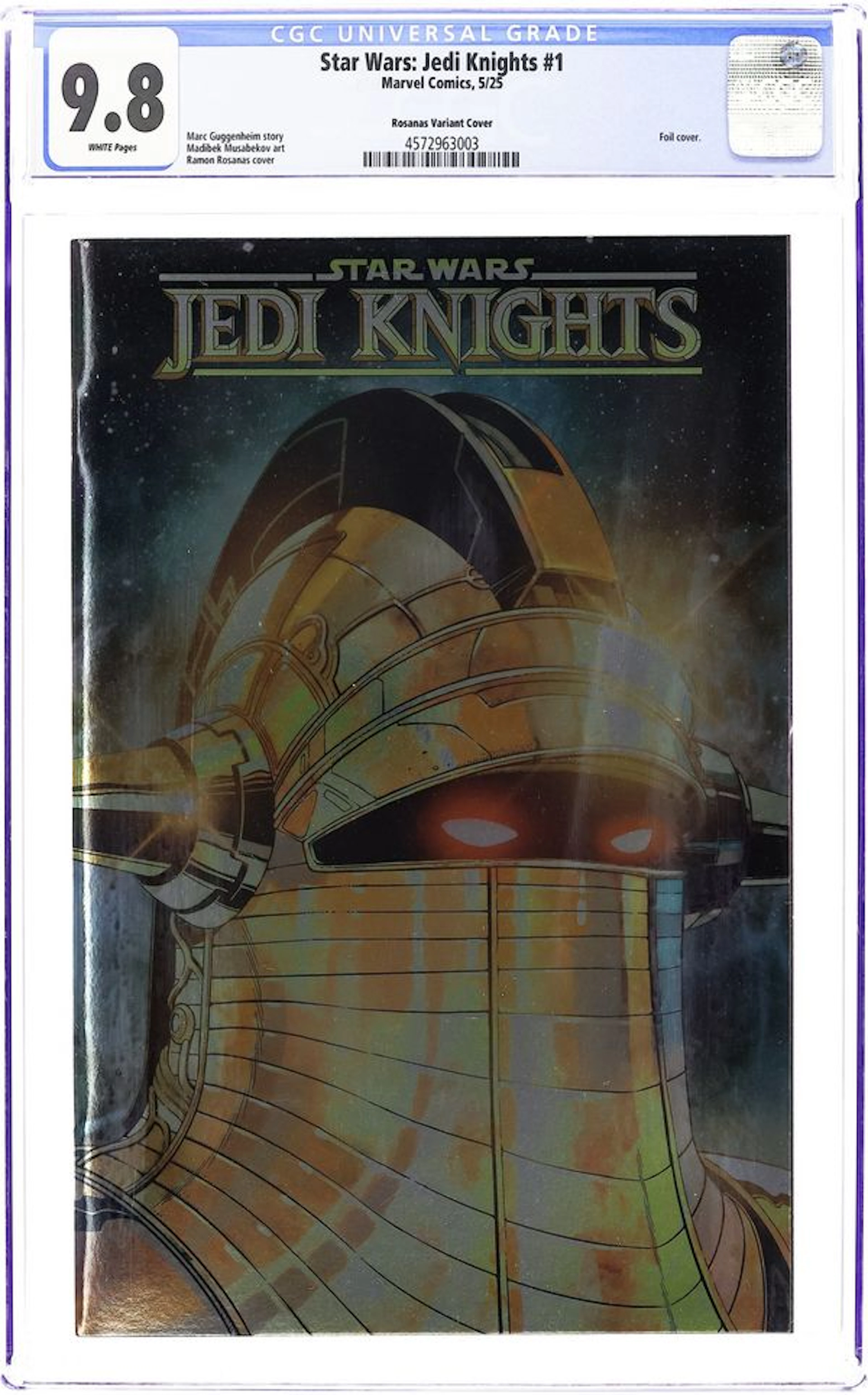 Star Wars Jedi Knights (2025 Marvel) 1G CGC 9.8