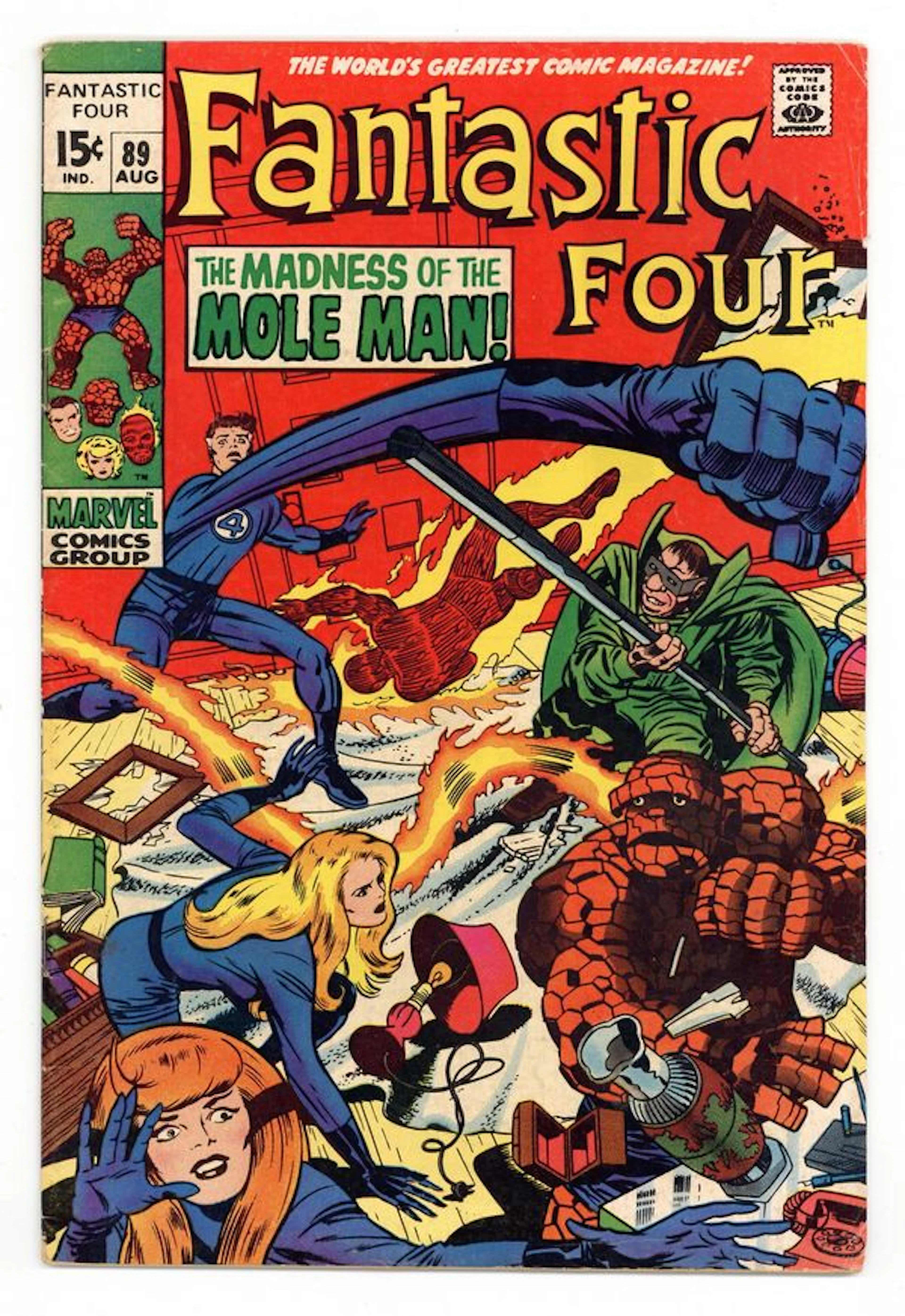 Fantastic Four (1961 1st Series) 89 VG+ 4.5