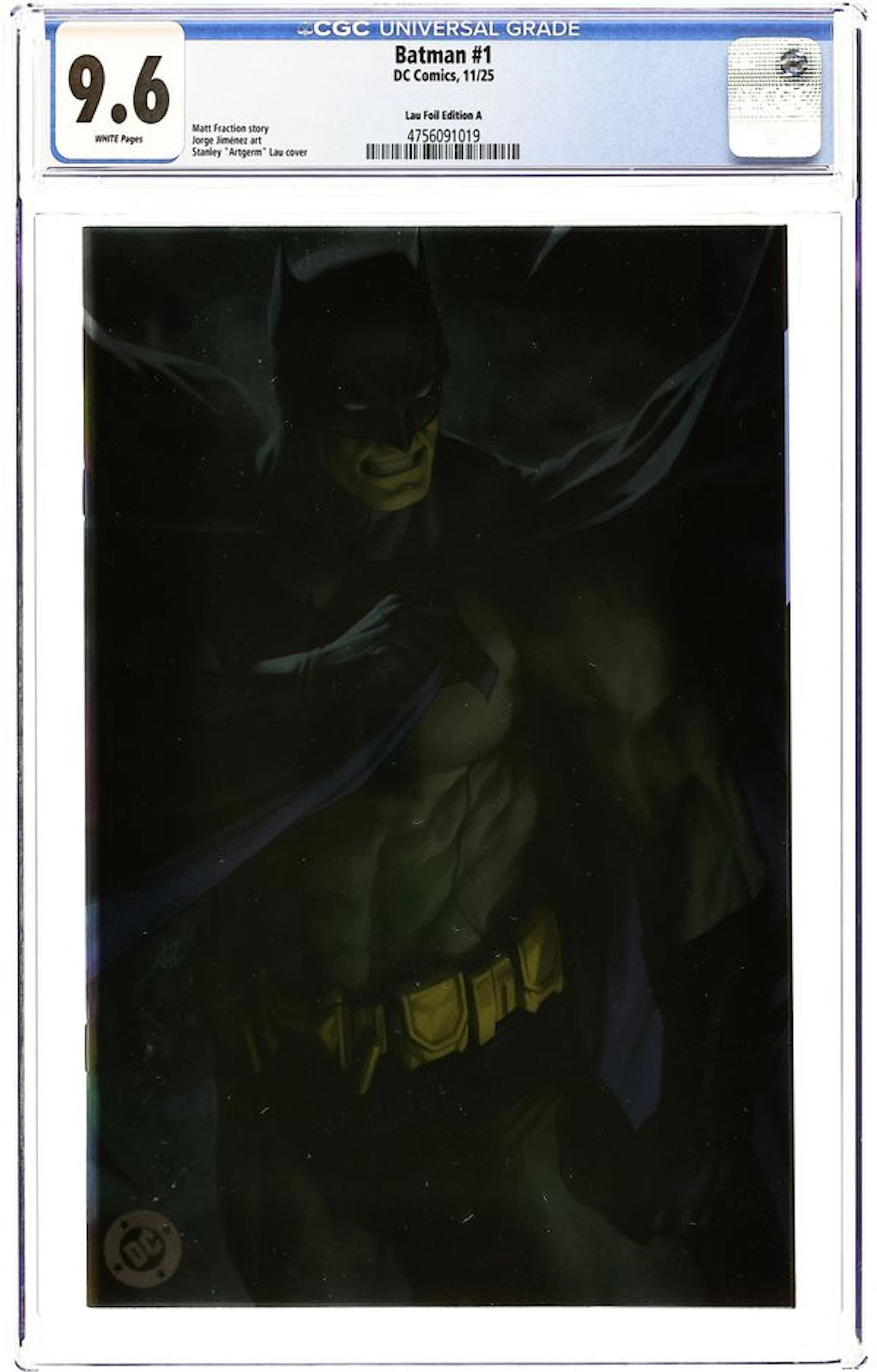 Batman (2025 4th Series) 1J.BLIND CGC 9.6