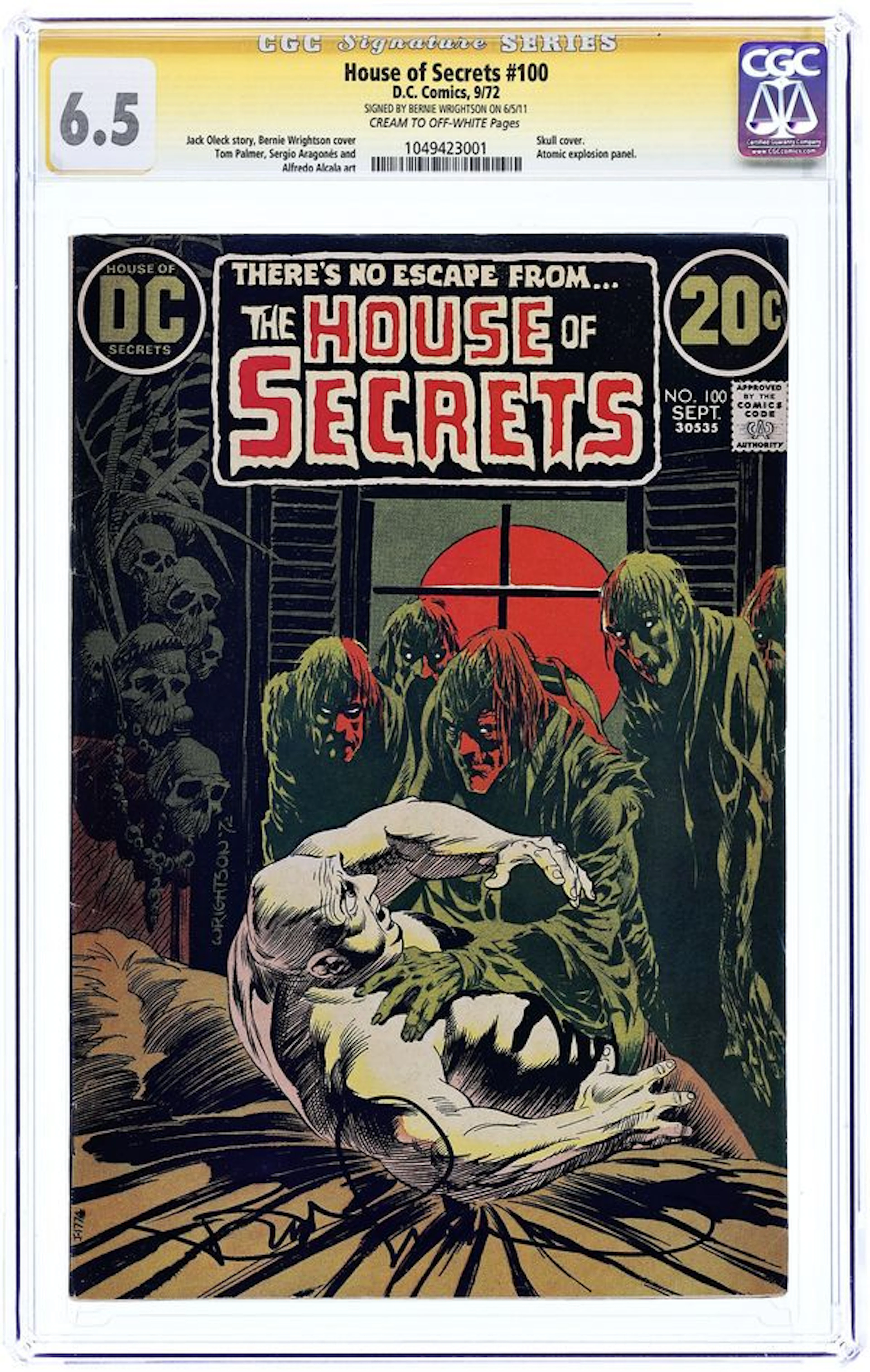 House of Secrets (1956 1st Series) 100 CGC 6.5 SS Wrightson