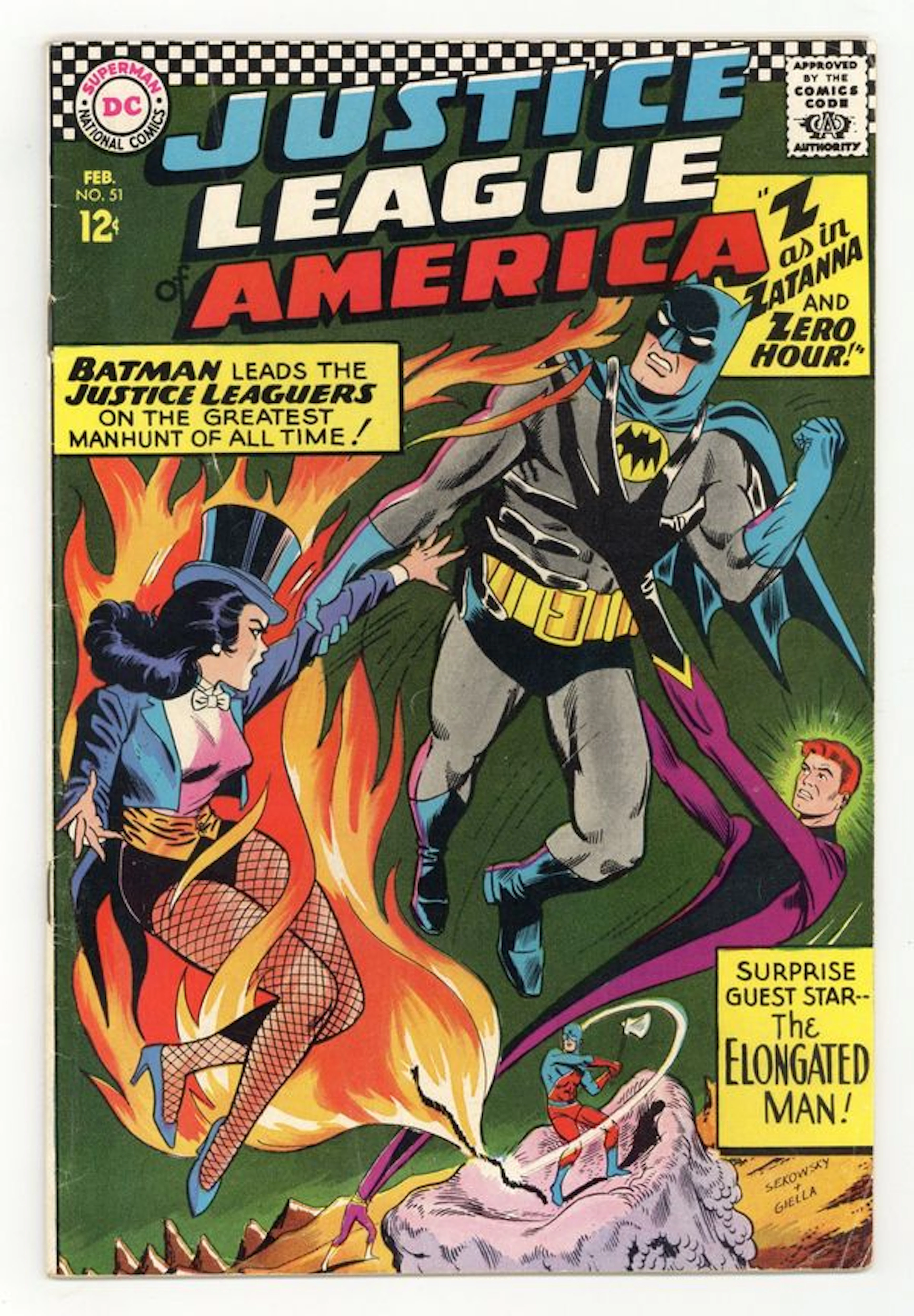 Justice League of America (1960 1st Series) 51 VG- 3.5
