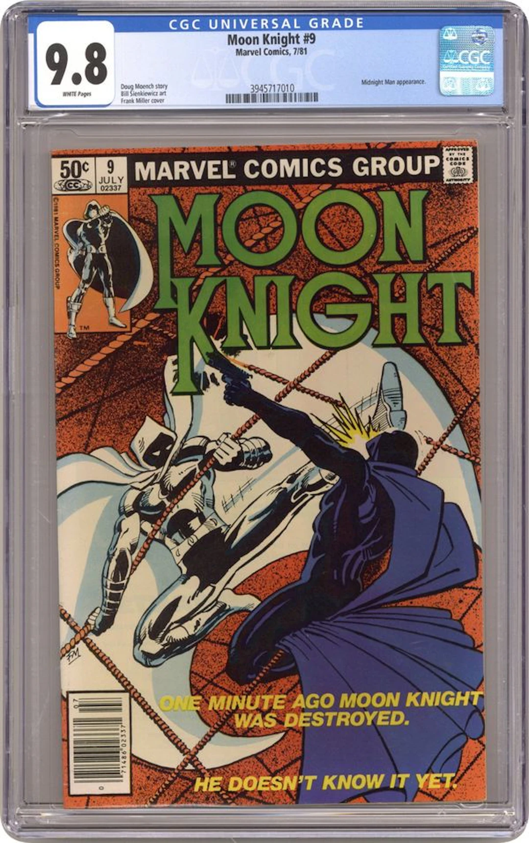 Moon Knight (1980 1st Series) 9D CGC 9.8