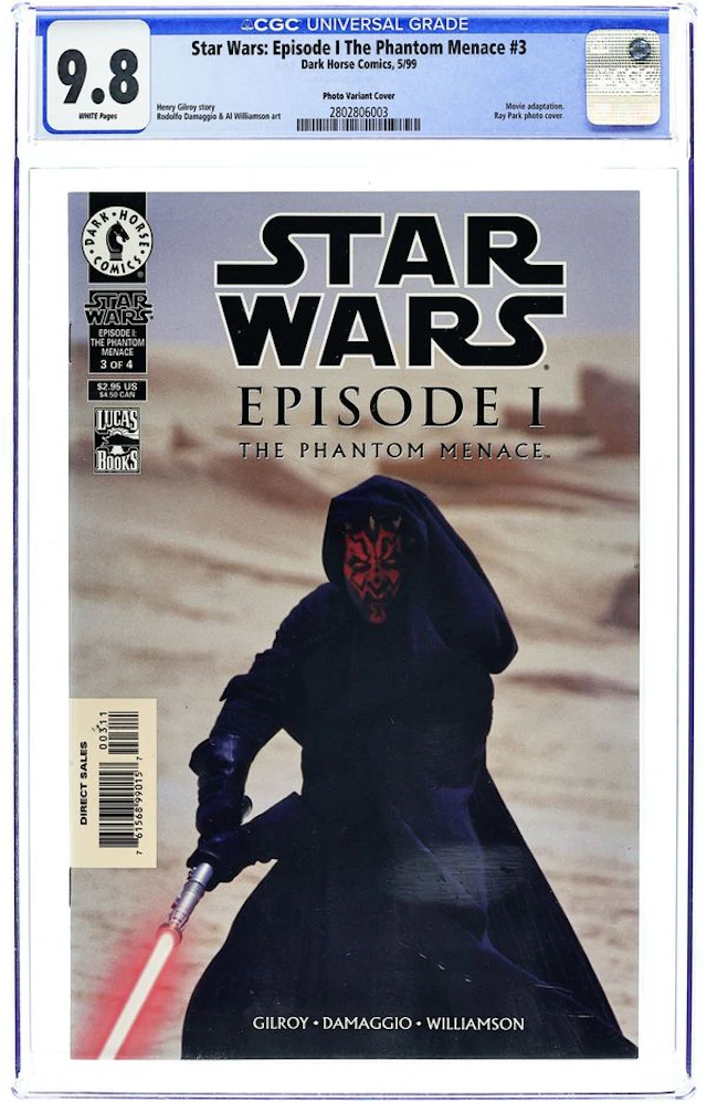 Star Wars Episode 1 Phantom Menace (1999) 3B CGC 9.8