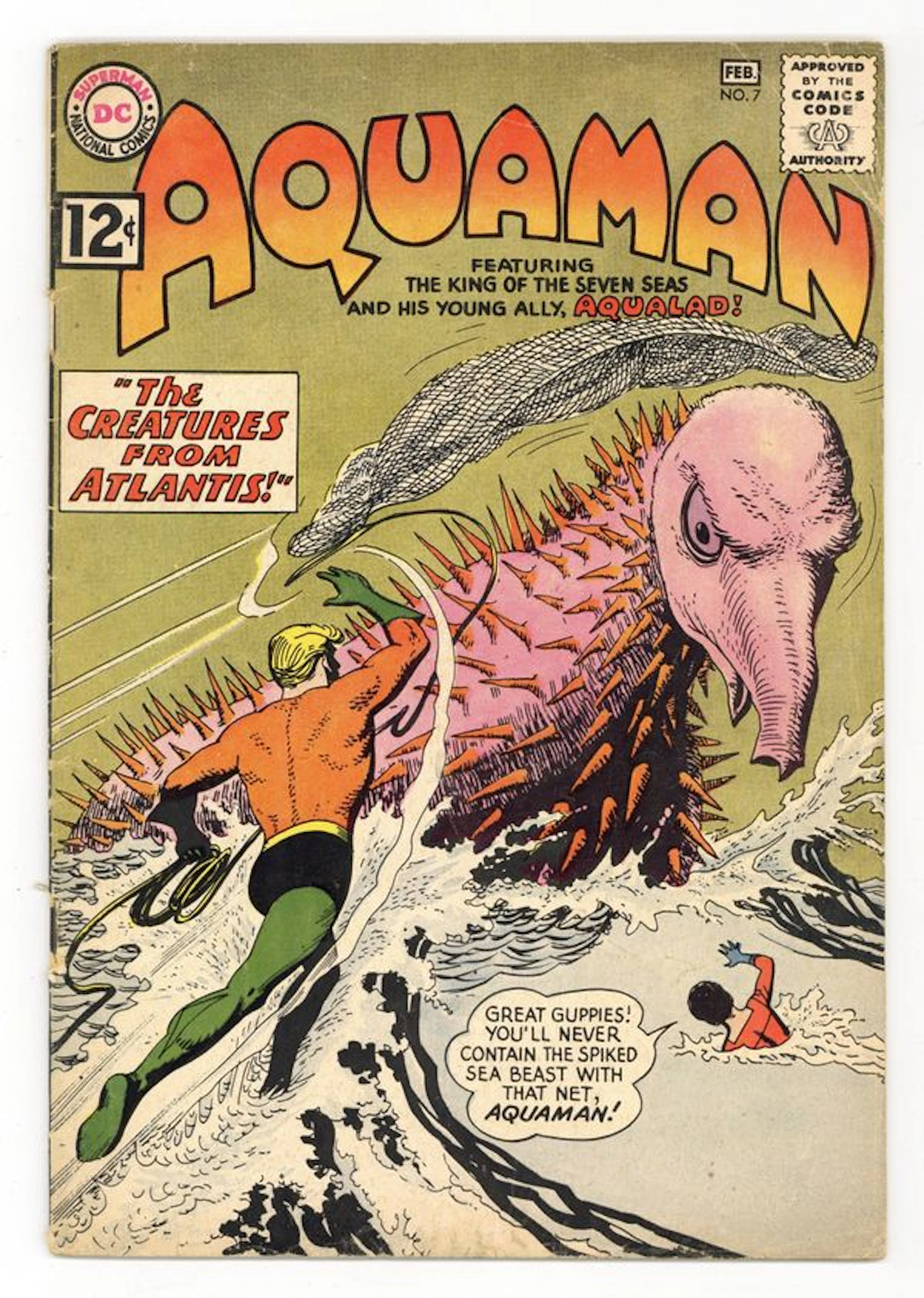 Aquaman (1962 1st Series) 7 GD/VG 3.0