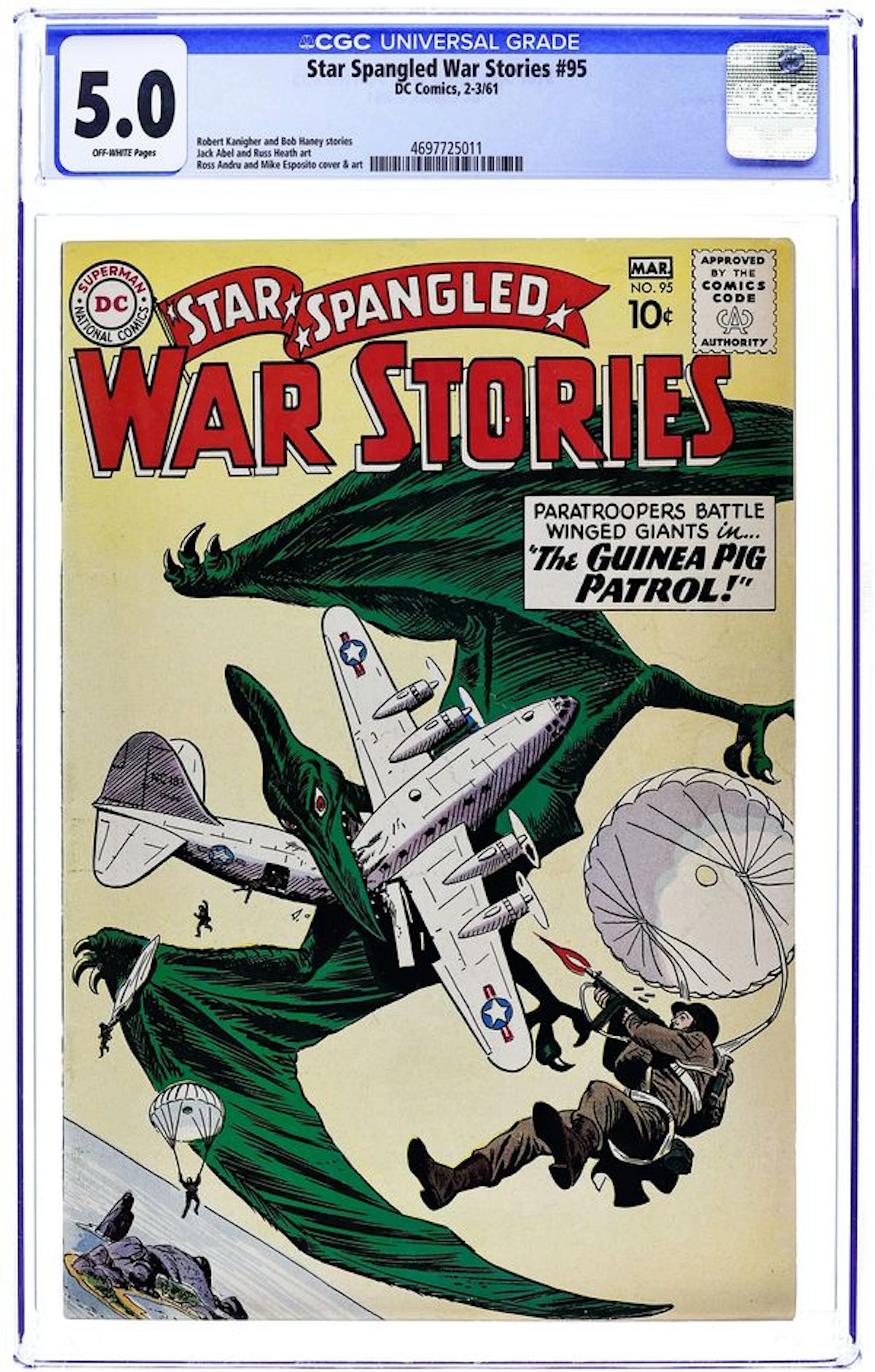 Star Spangled War Stories (1952 DC 2nd Series) 95 CGC 5.0