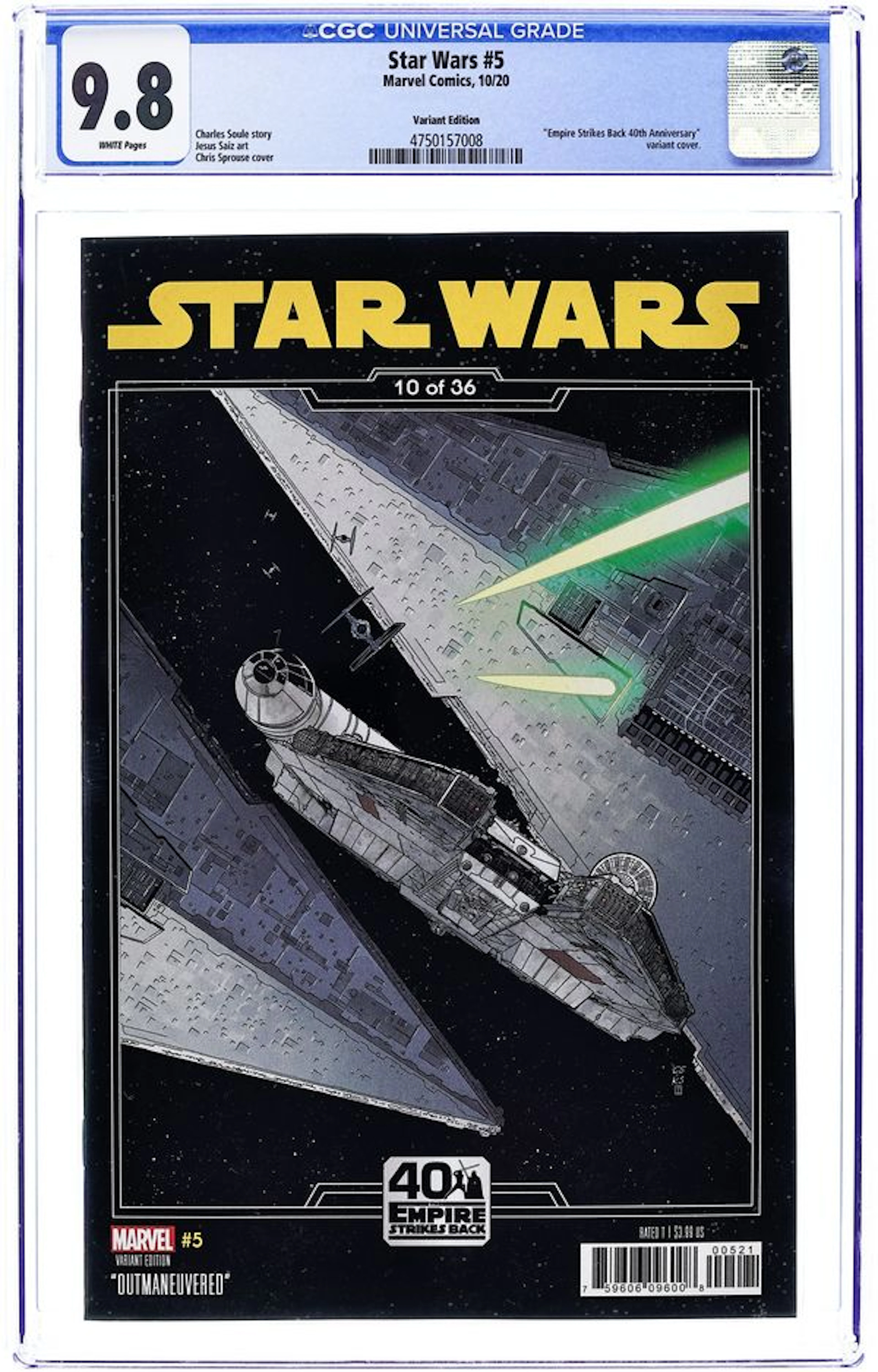 Star Wars (2020 Marvel) 5B CGC 9.8