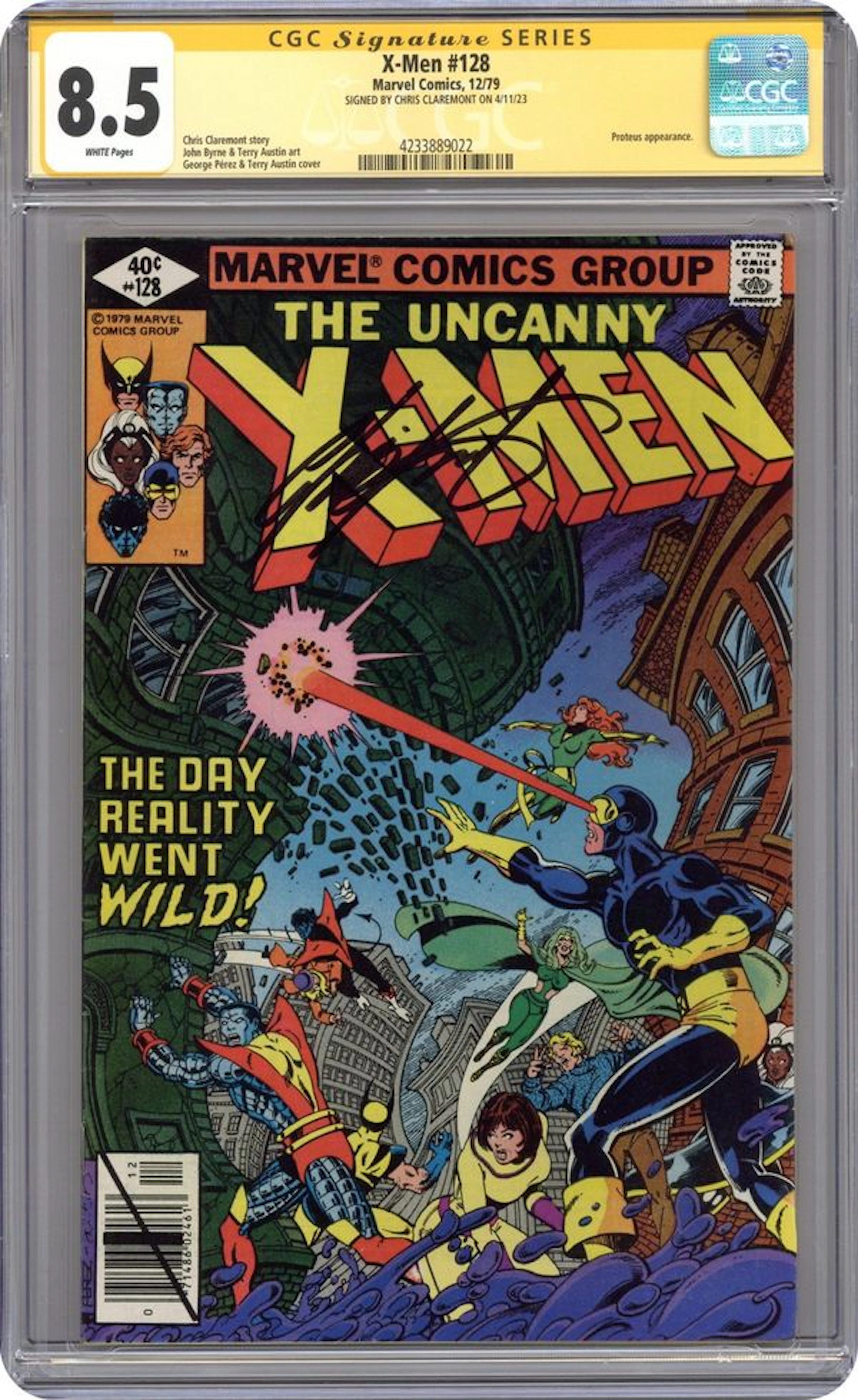 Uncanny X-Men (1963 1st Series) 128D CGC 8.5 SS Claremont