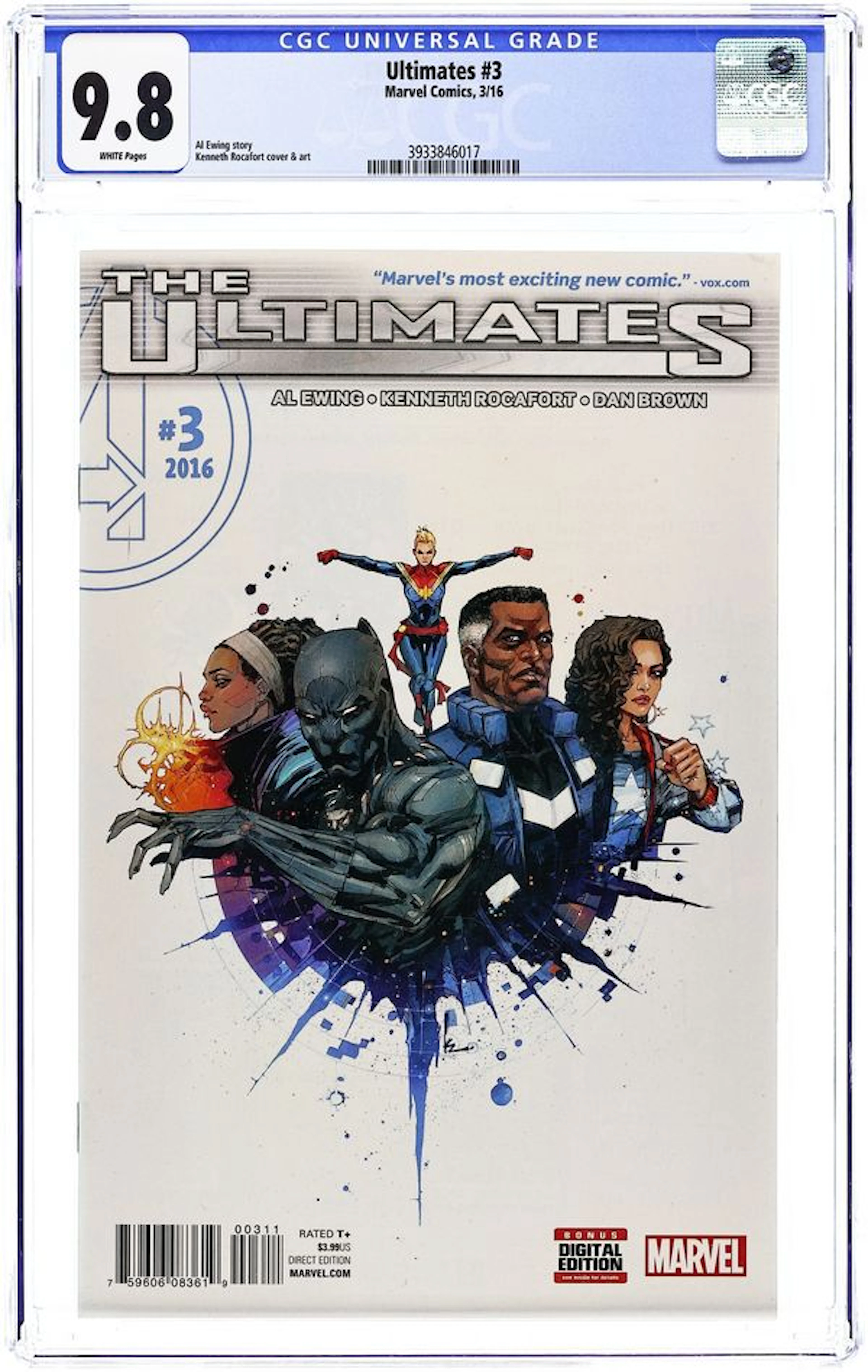 Ultimates (2015 Marvel) 3A CGC 9.8